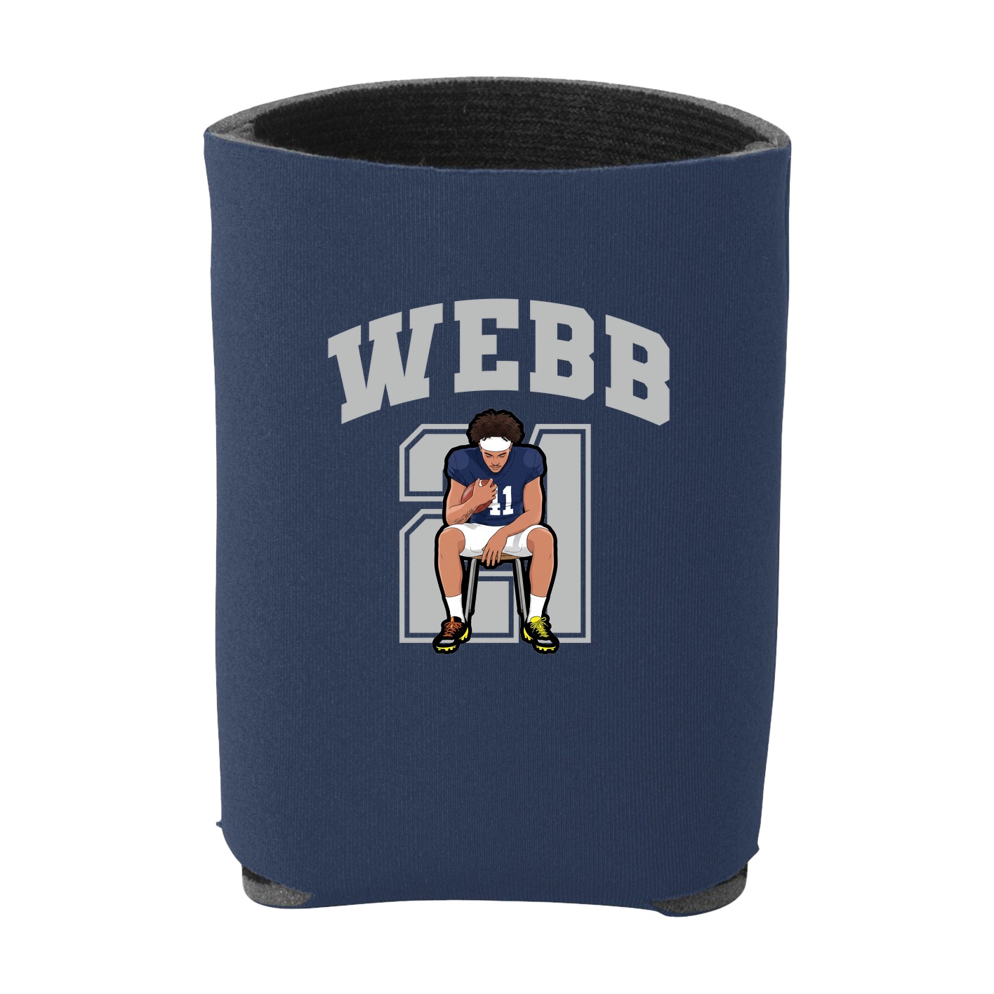 Can Holder — Number in Navy
