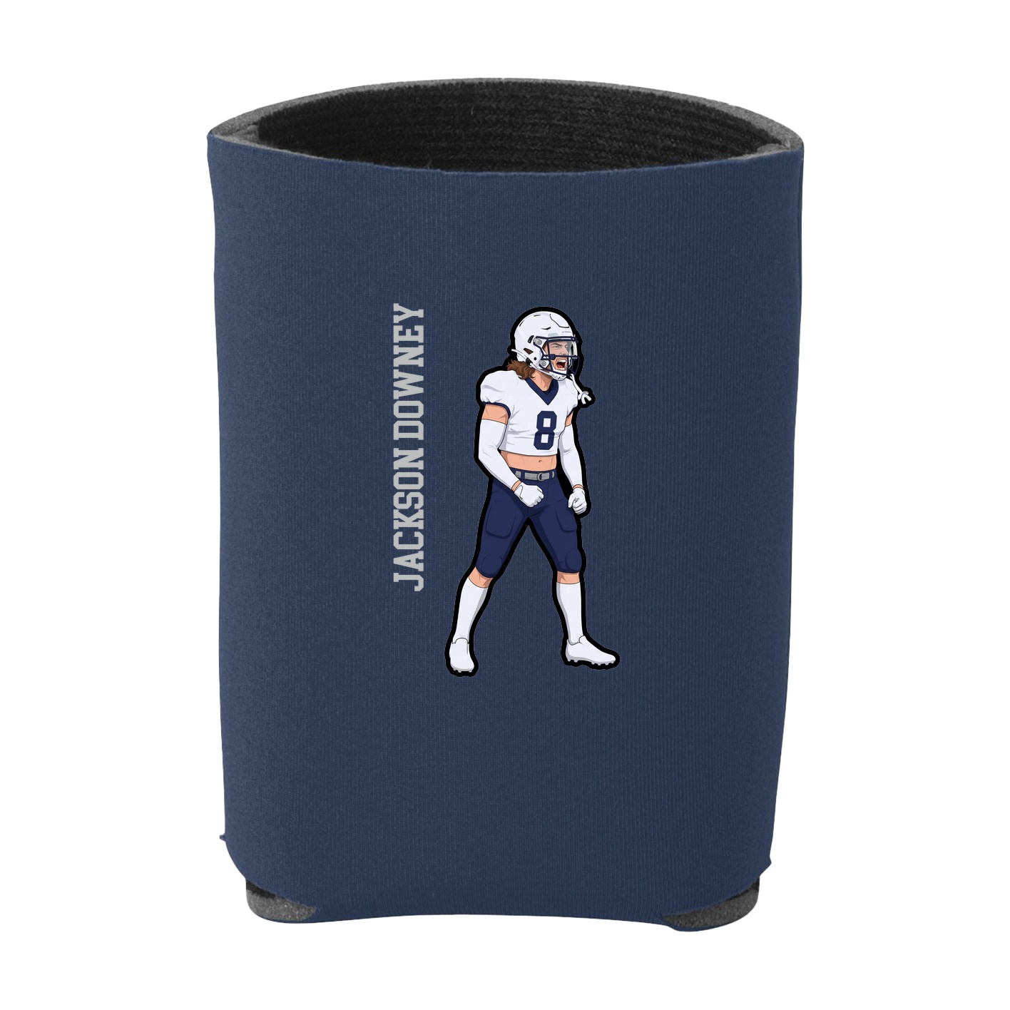Can Holder — Name Vertical in Navy