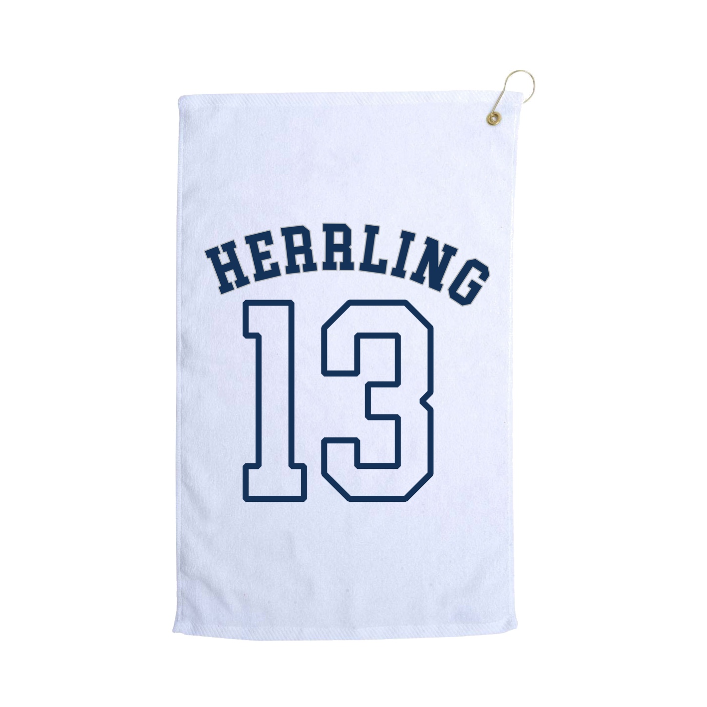 Golf Towel — Shirsey Arch in White