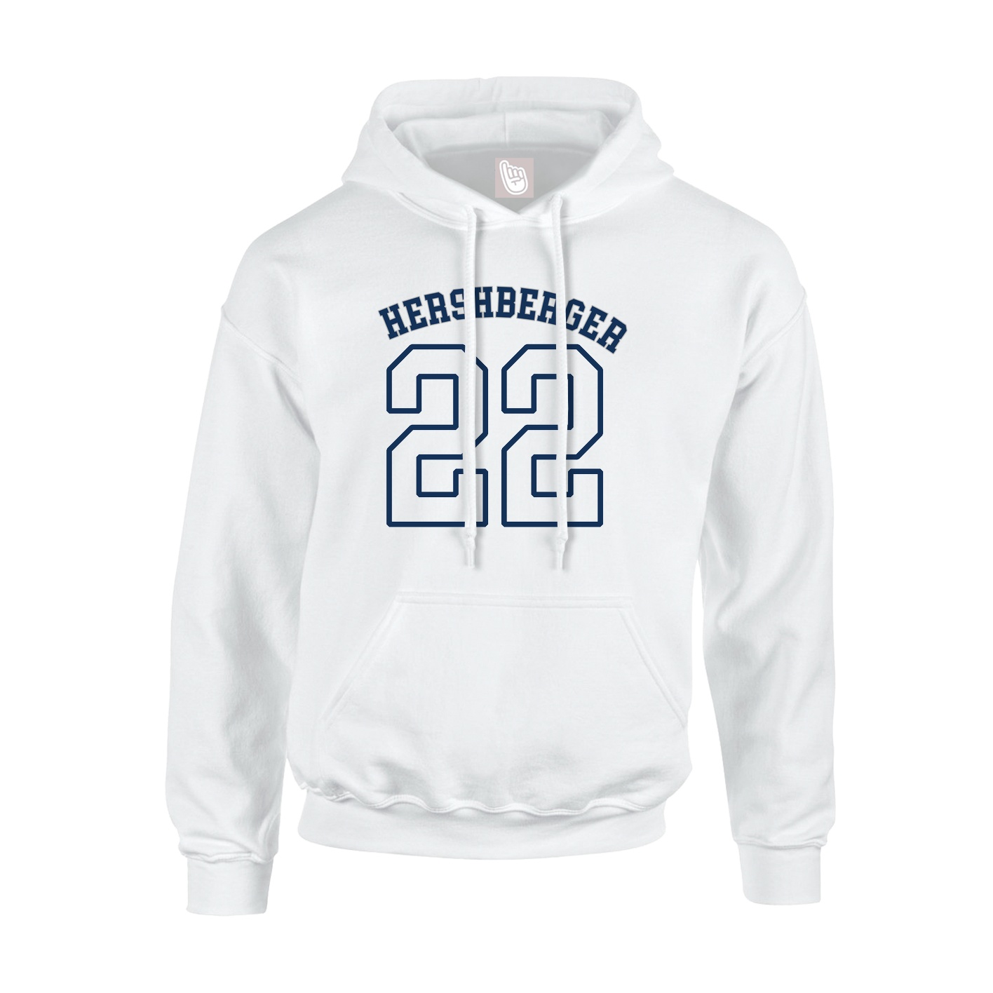 Hoodie — Shirsey Arch in White