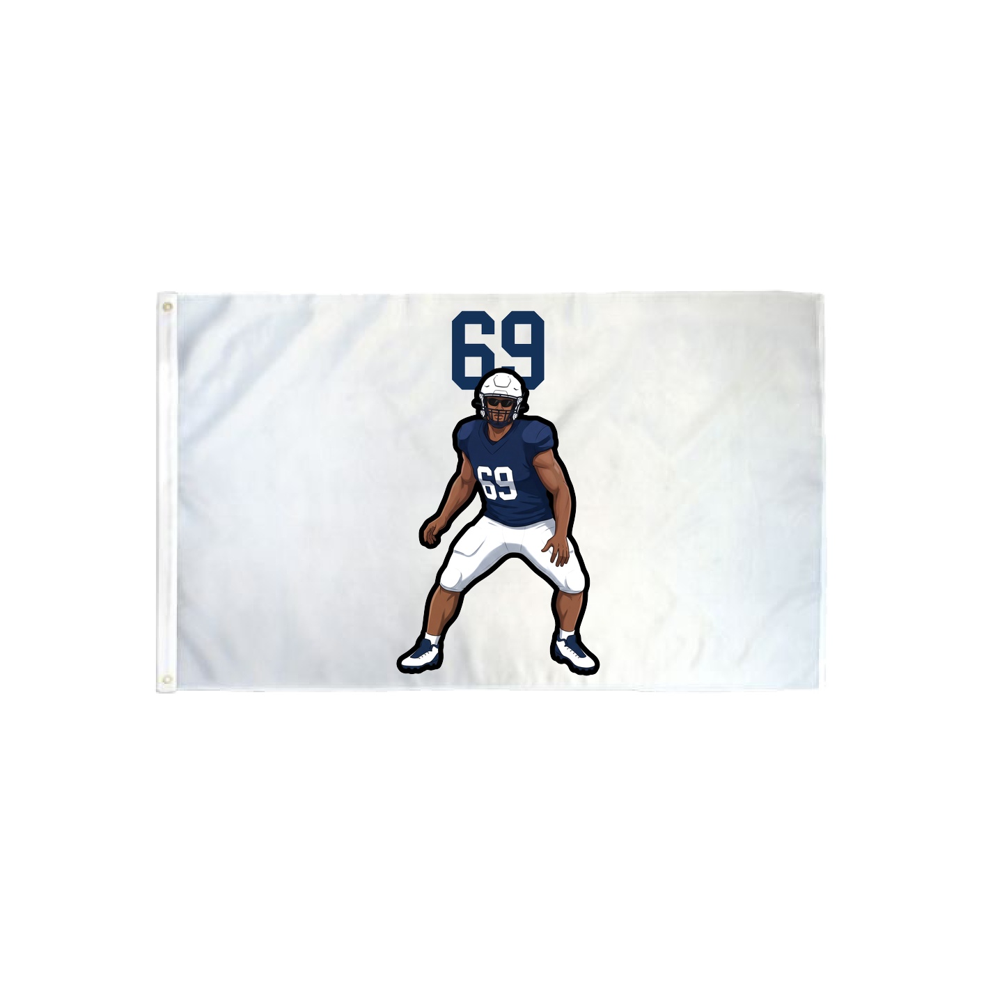3x5 Flag — Number Top in Classic