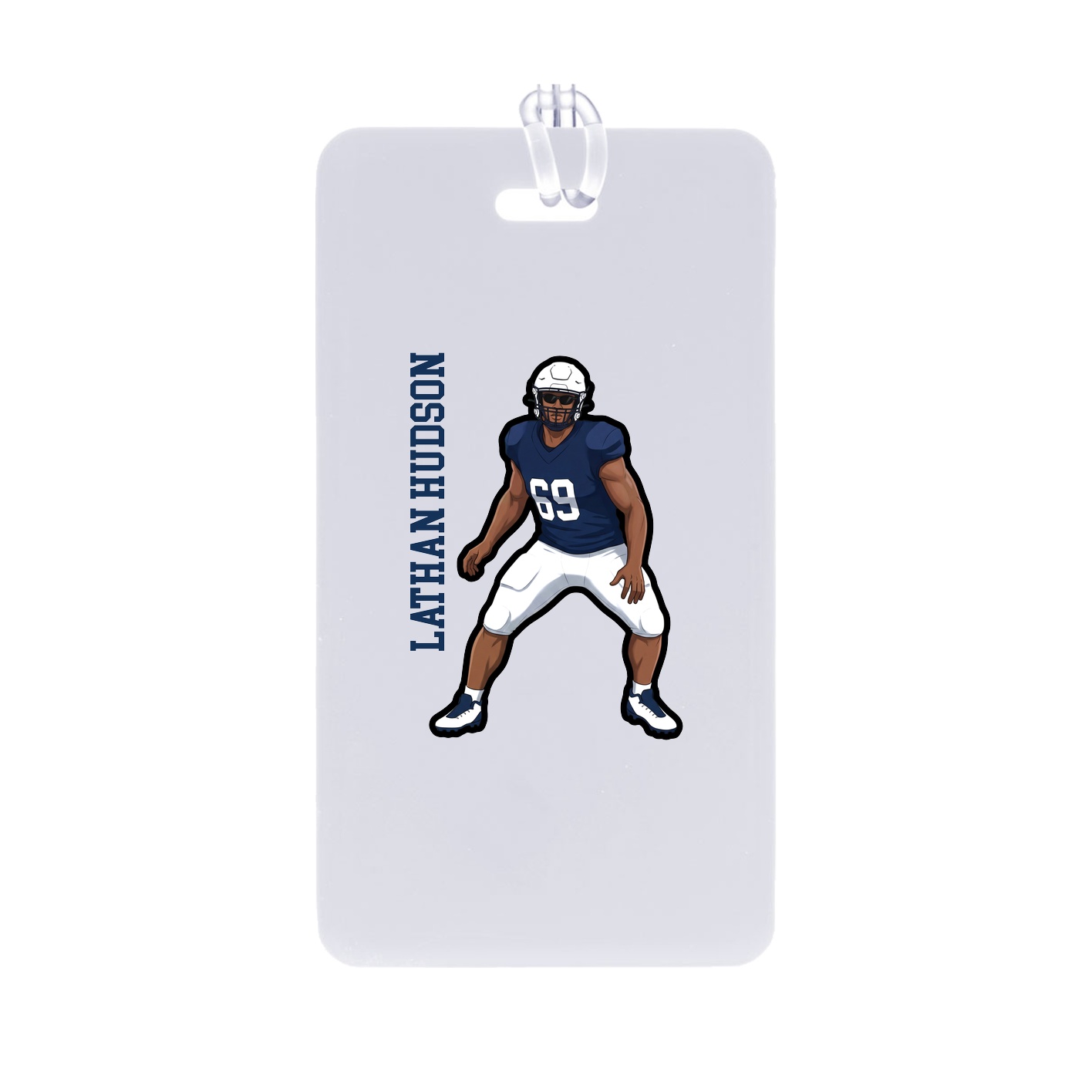 Bag Tag — Name Vertical in Classic