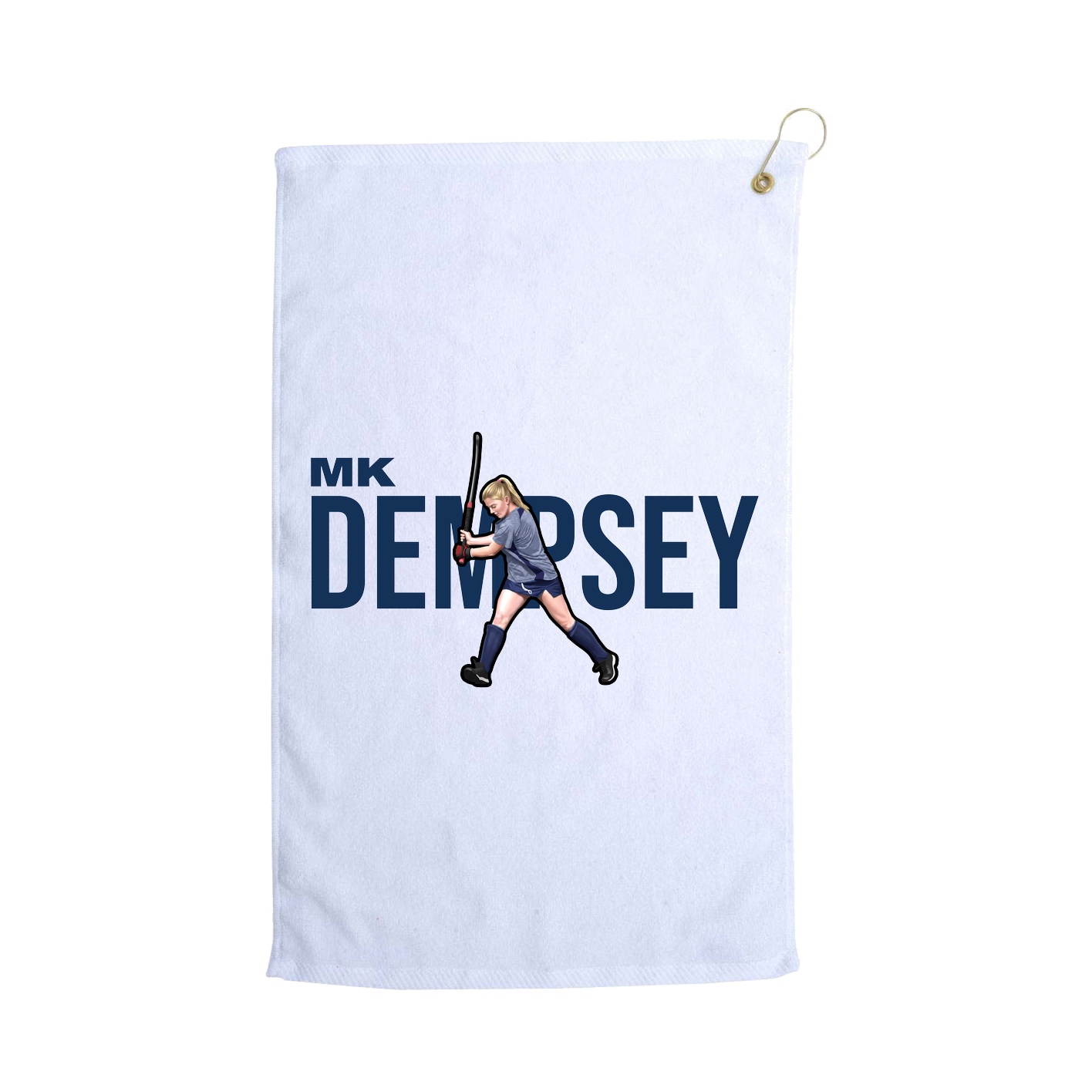 Golf Towel — Player Name in White