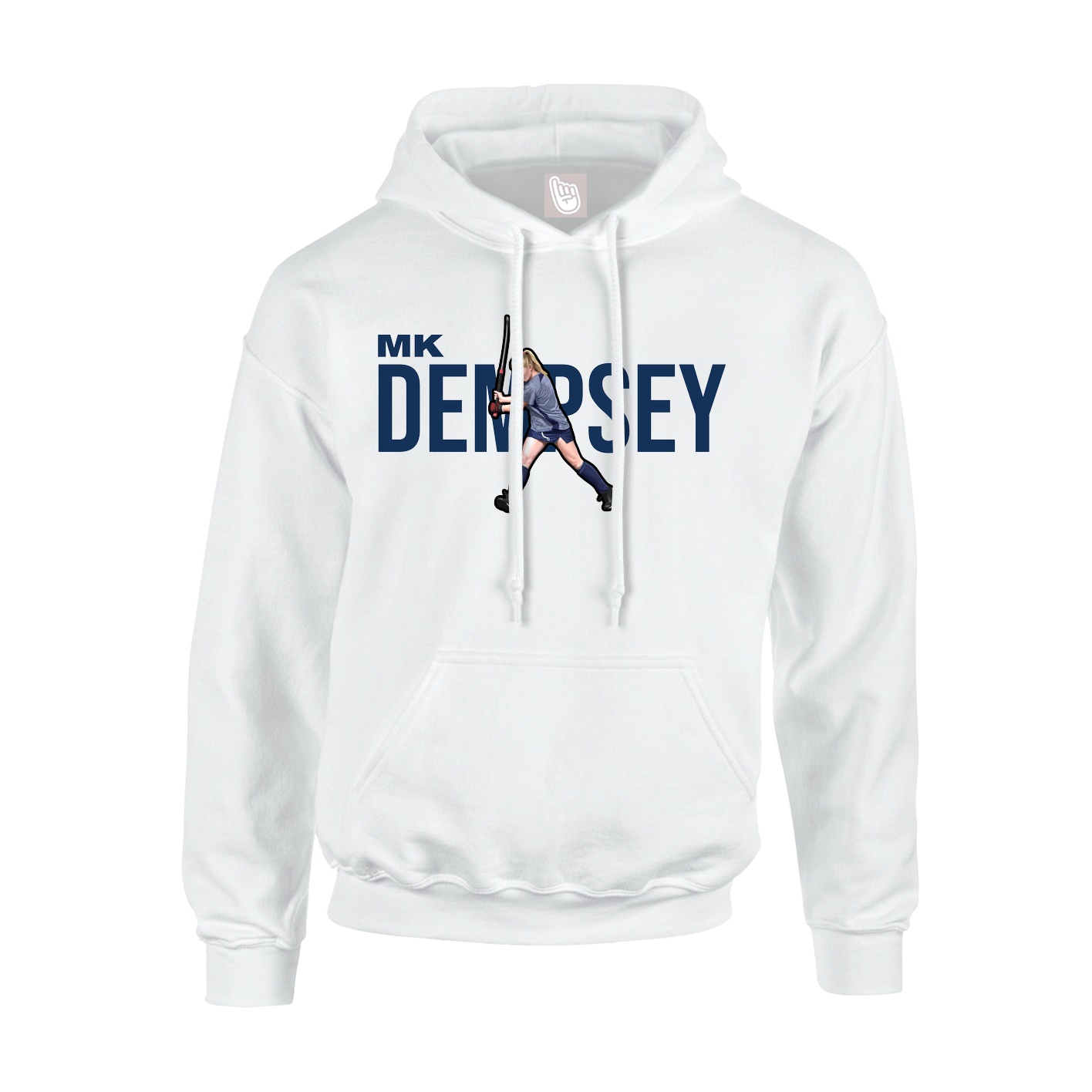 Hoodie — Player Name in White
