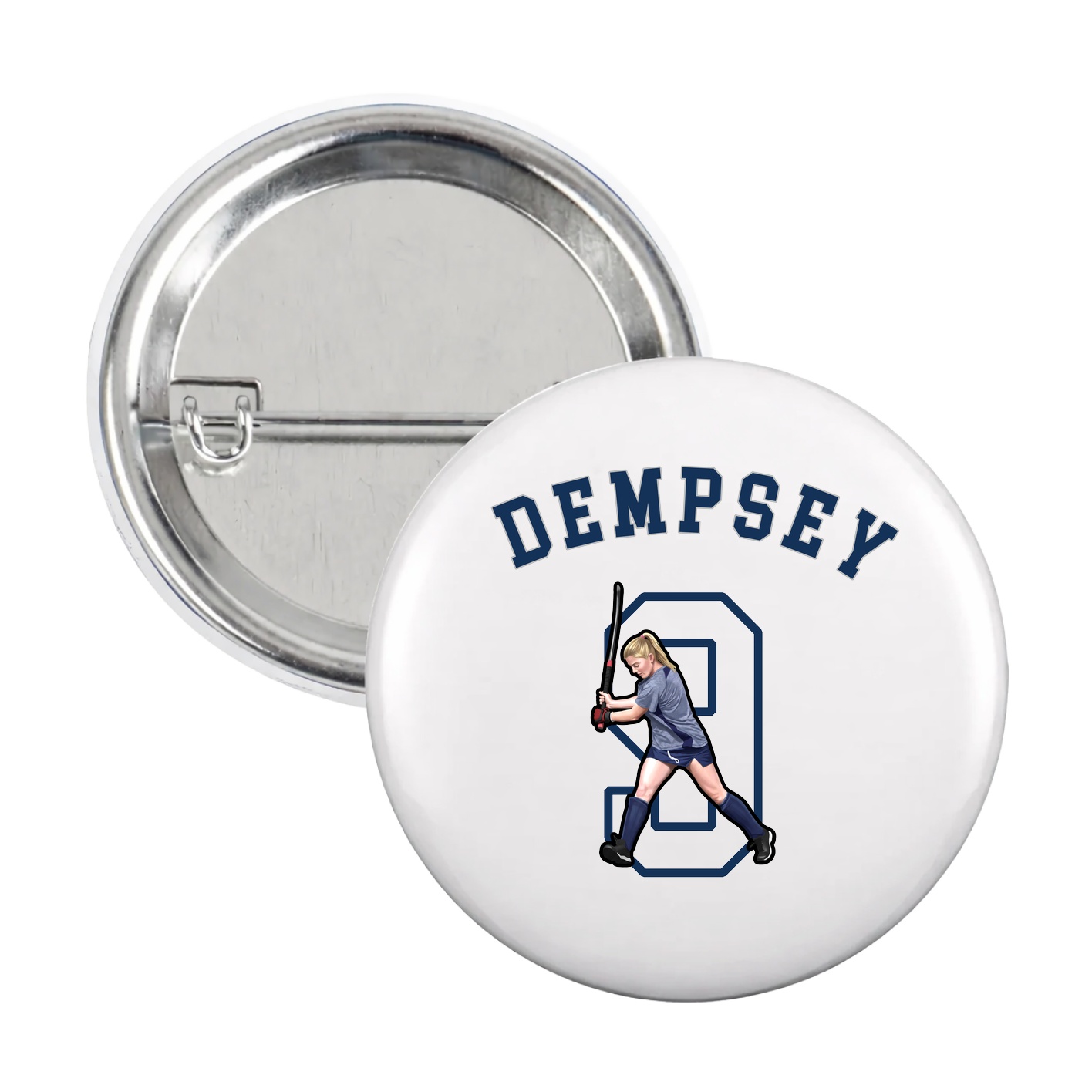 Game Day Button — Shirsey Arch in White