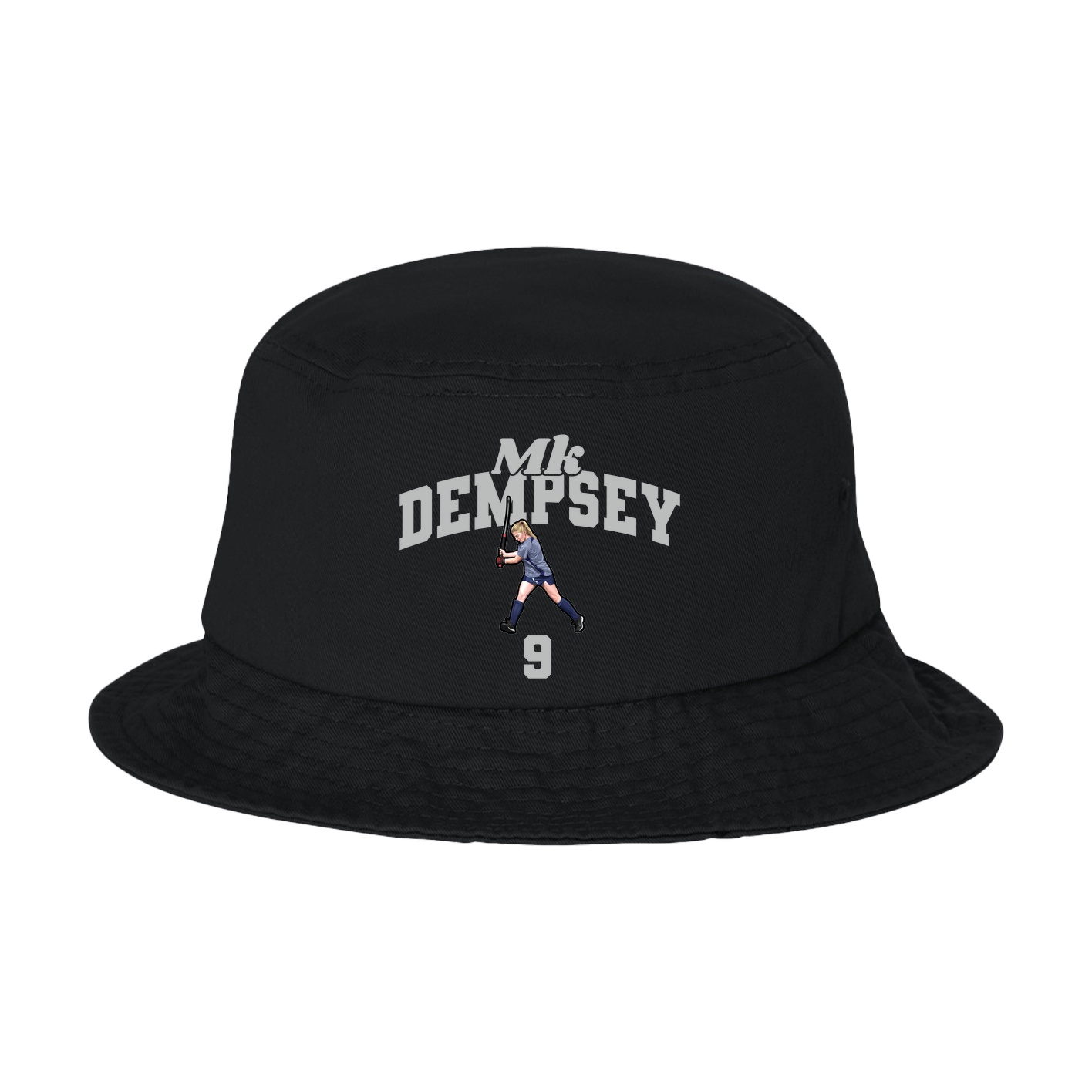 Bucket Cap — Signature Arch in Black