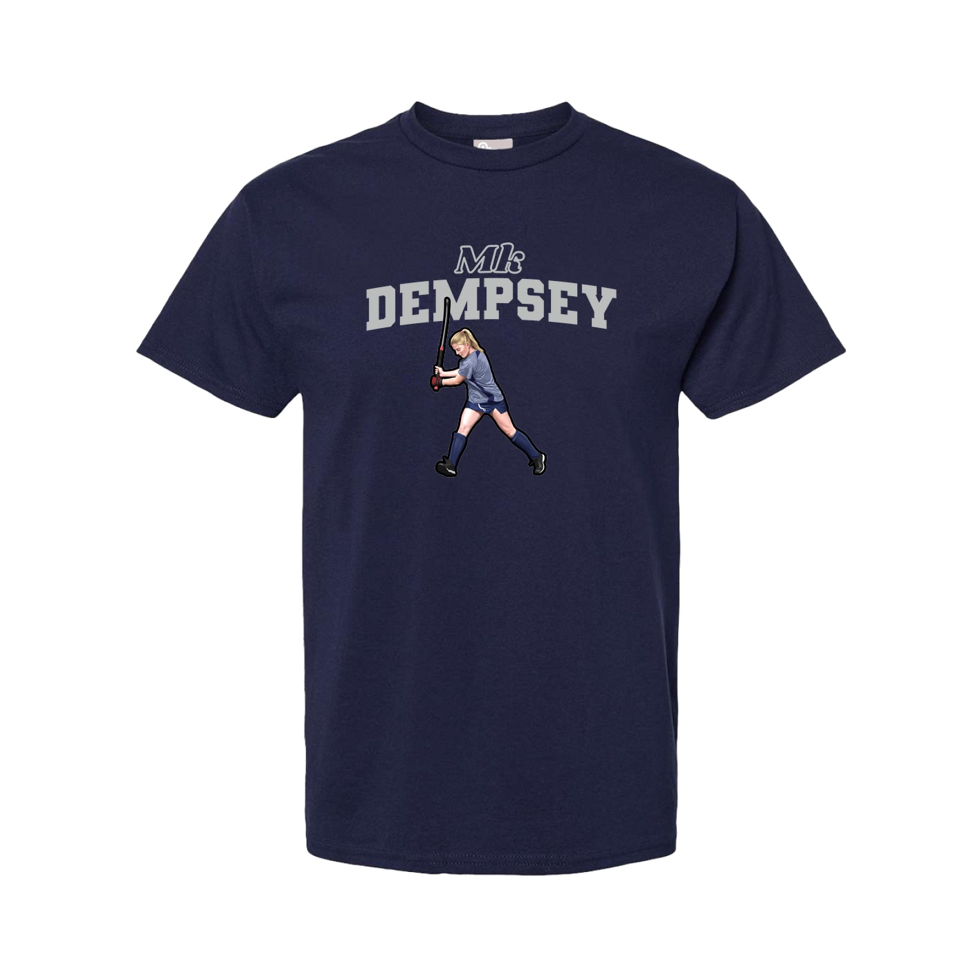 Youth Tee — Name Arch in Navy