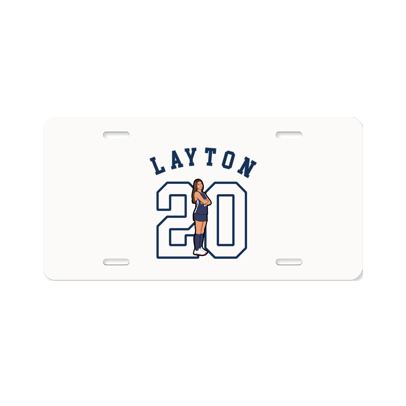 License Plate — Shirsey Arch in Classic