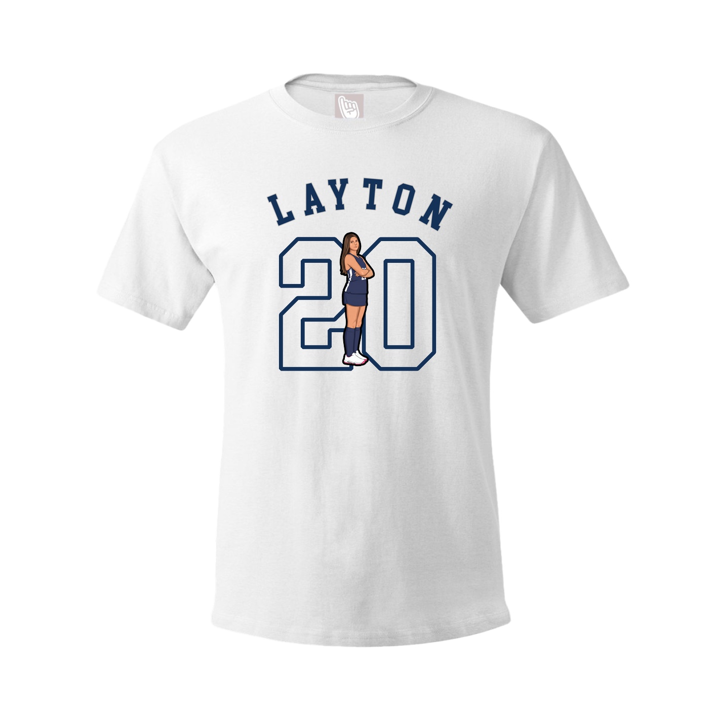 Tee — Shirsey Arch in White