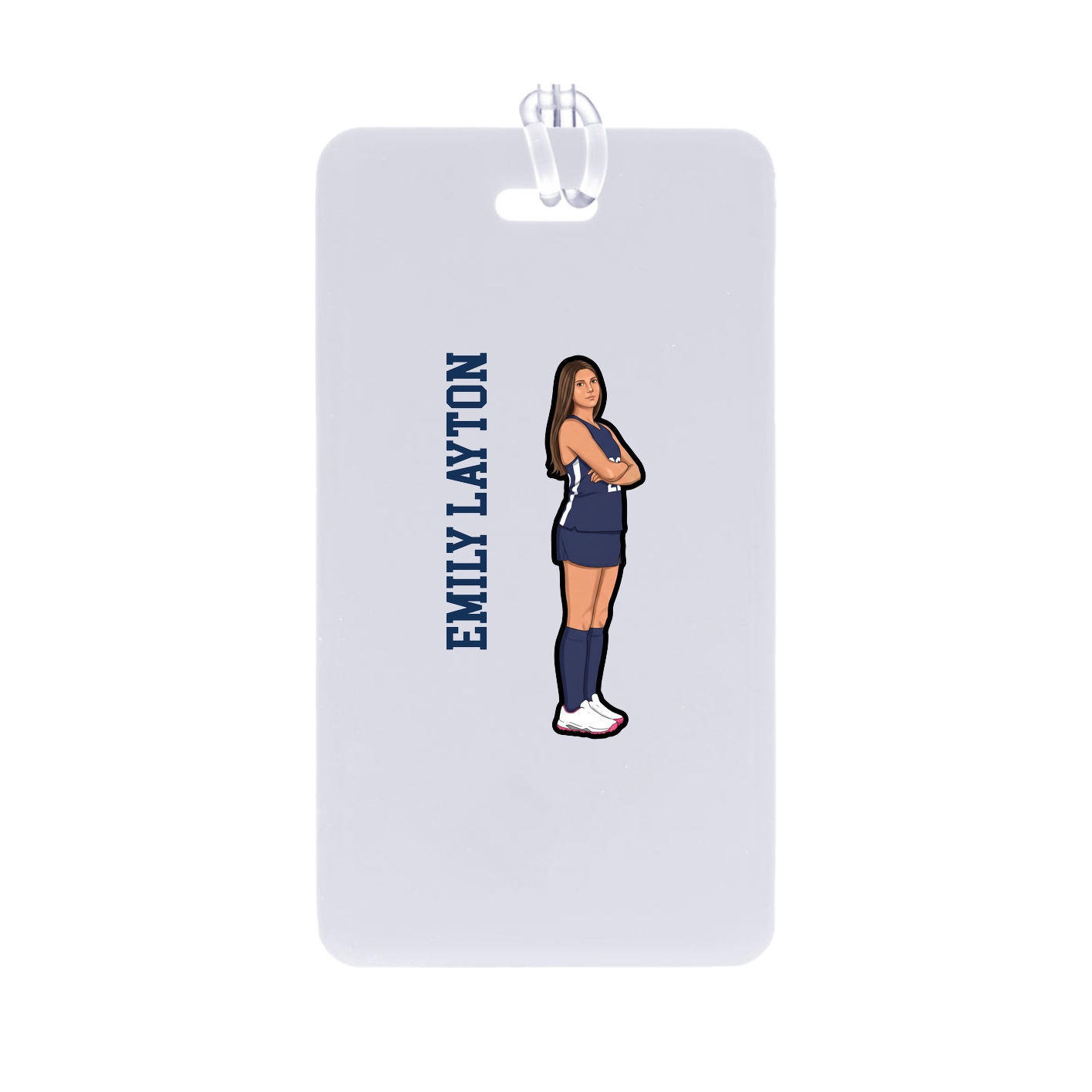 Bag Tag — Name Vertical in Classic