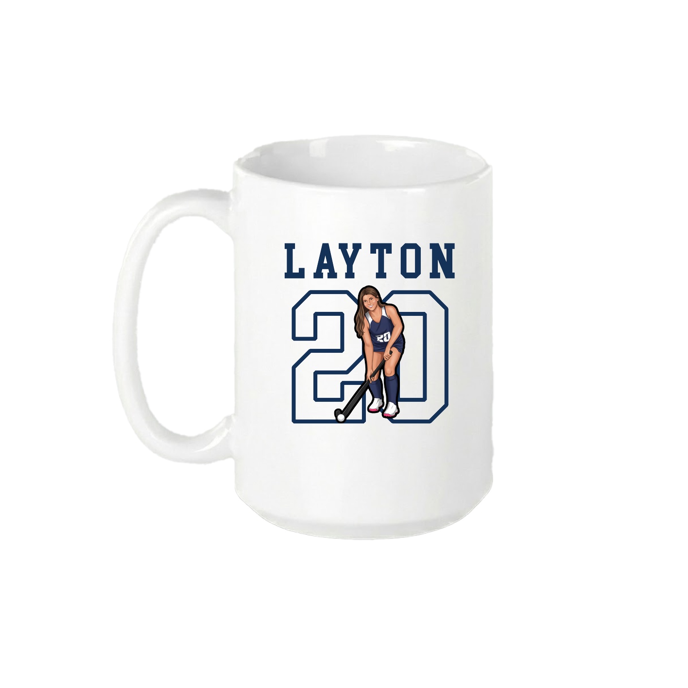 15oz Coffee Mug — Shirsey in White