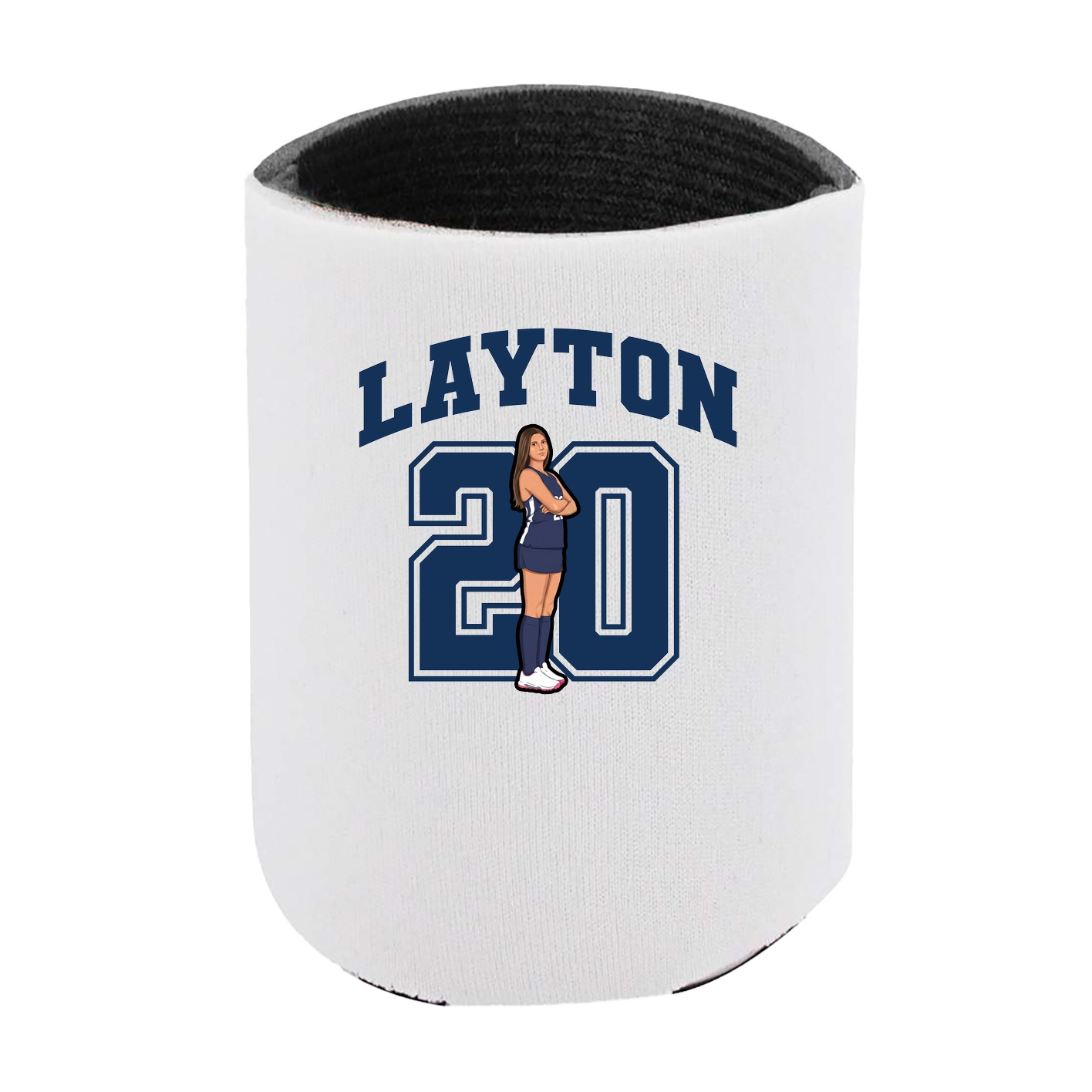 Can Holder — Number in White