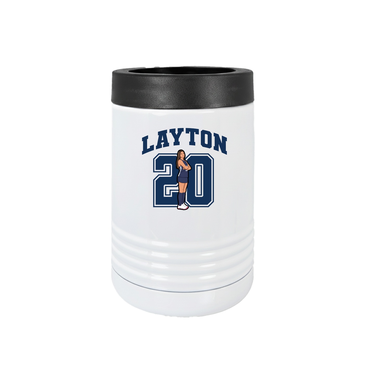 Beverage Holder — Number in White
