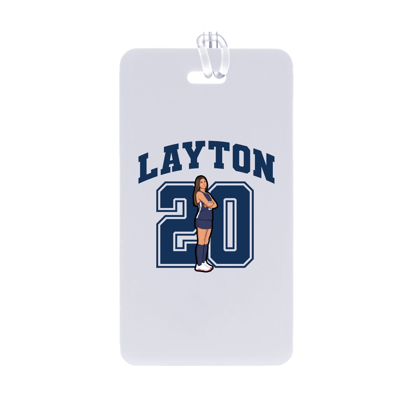 Bag Tag — Number in Classic