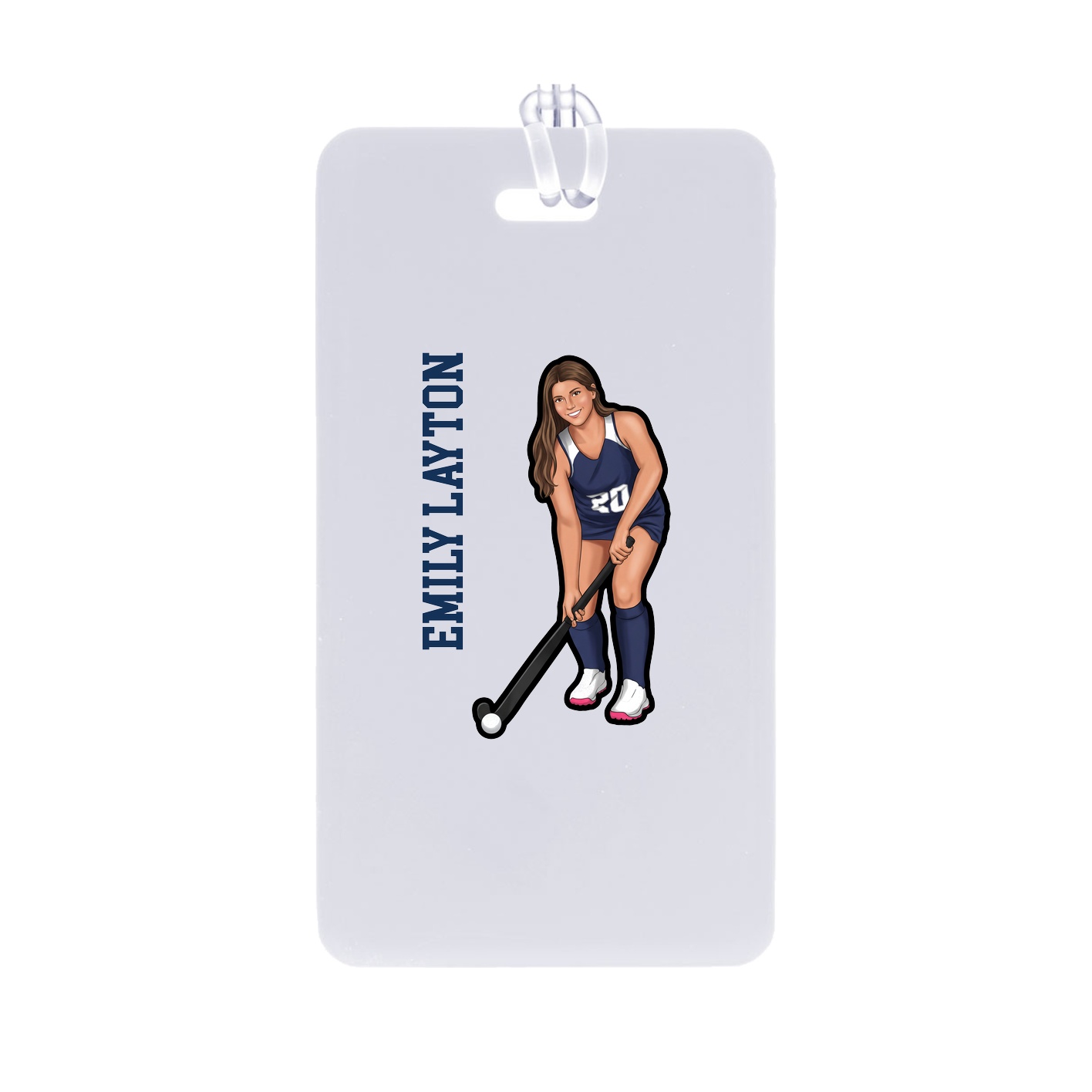 Bag Tag — Name Vertical in Classic