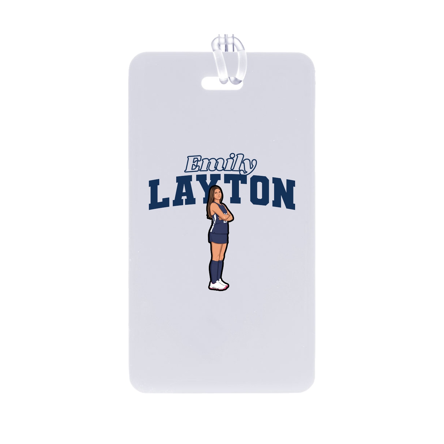 Bag Tag — Name Arch in Classic