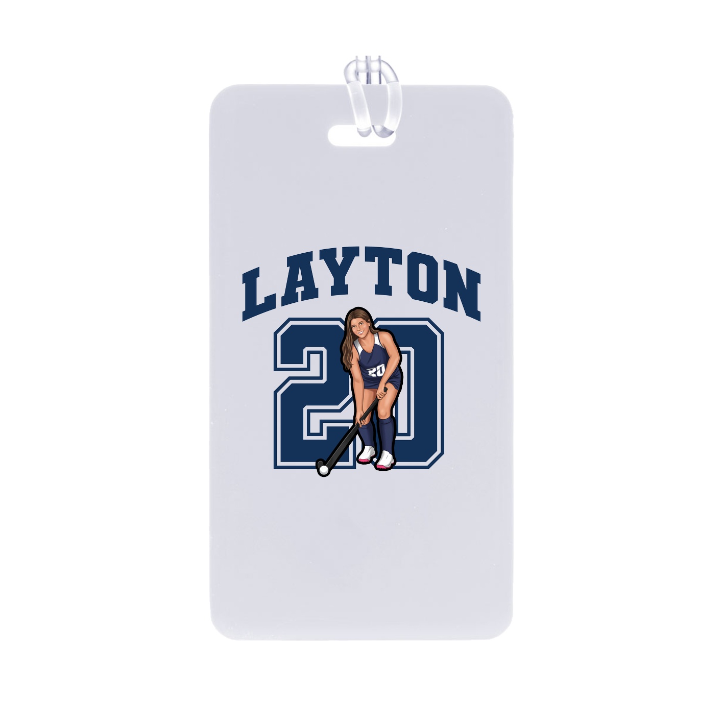 Bag Tag — Number in Classic