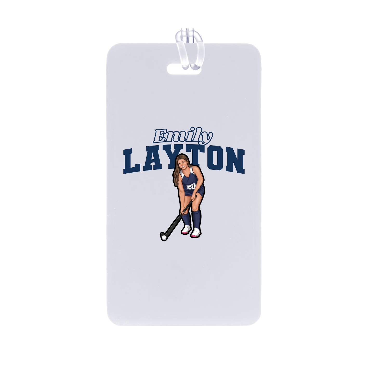 Bag Tag — Name Arch in Classic