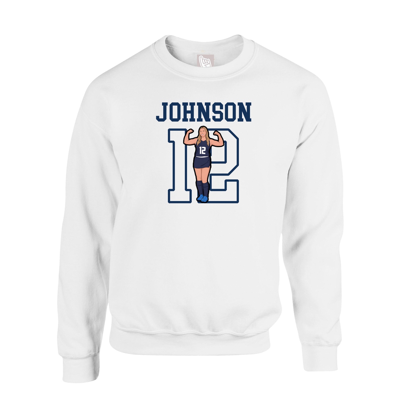 Fleece Crew — Shirsey in White