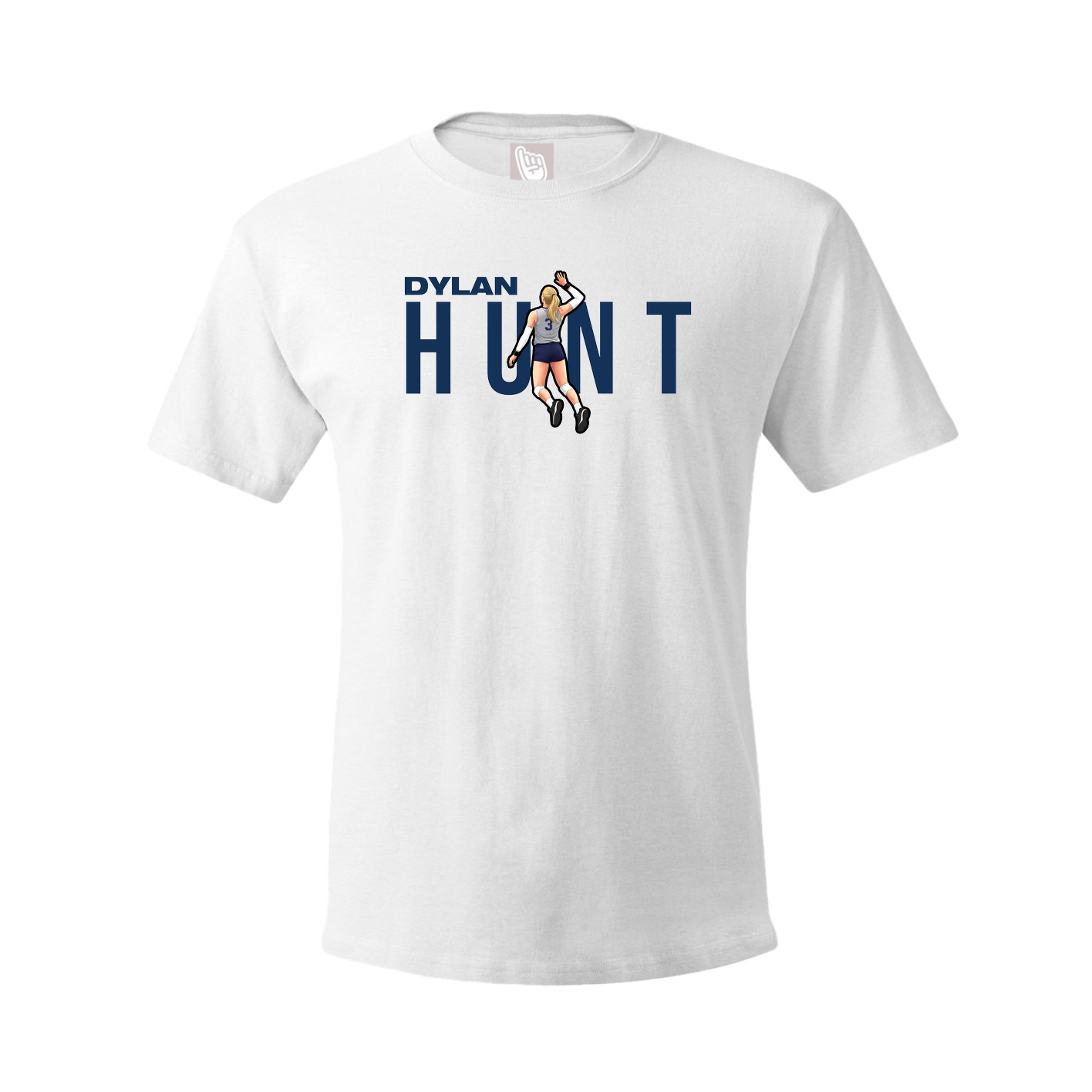 Youth Tee — Player Name in White