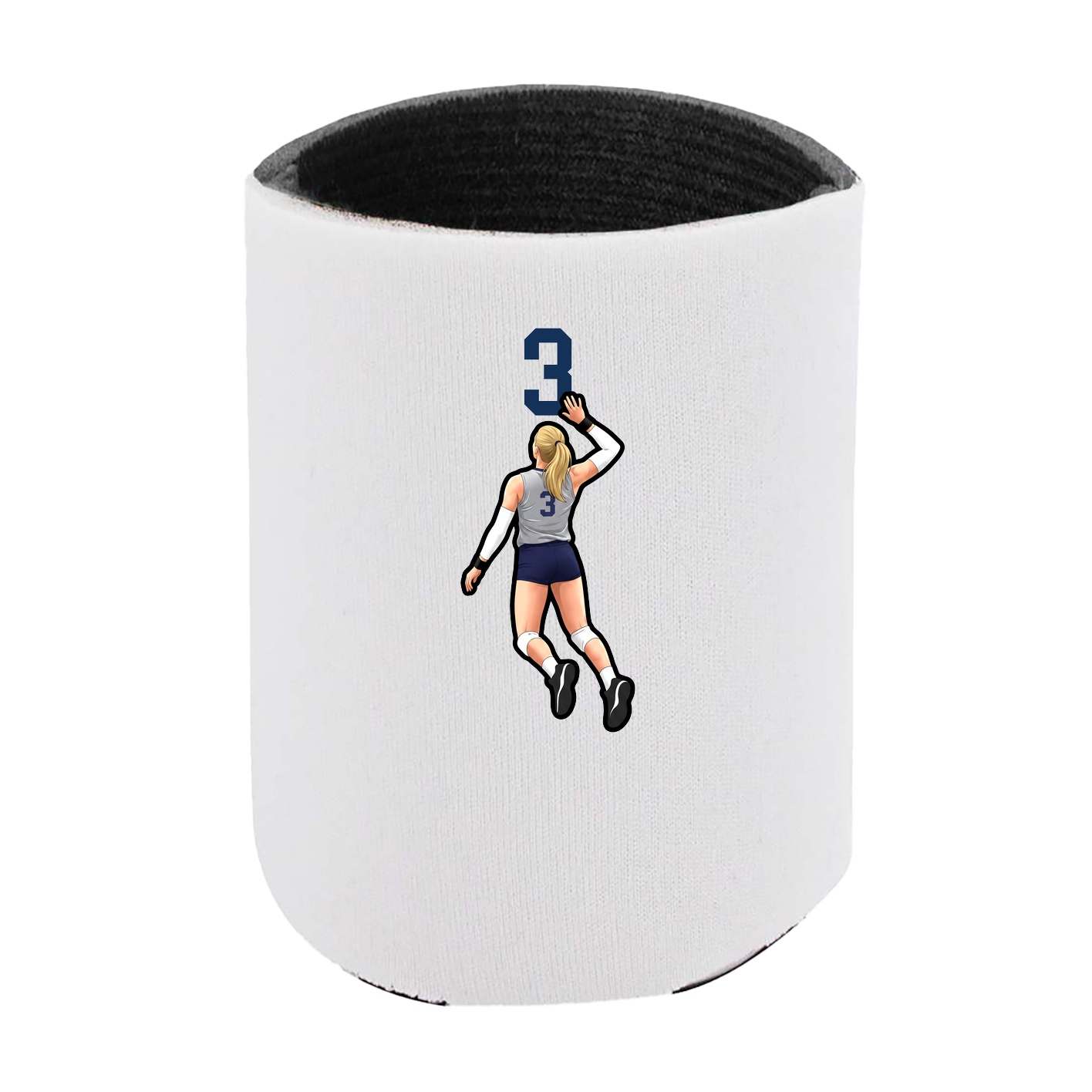 Can Holder — Number Top in White