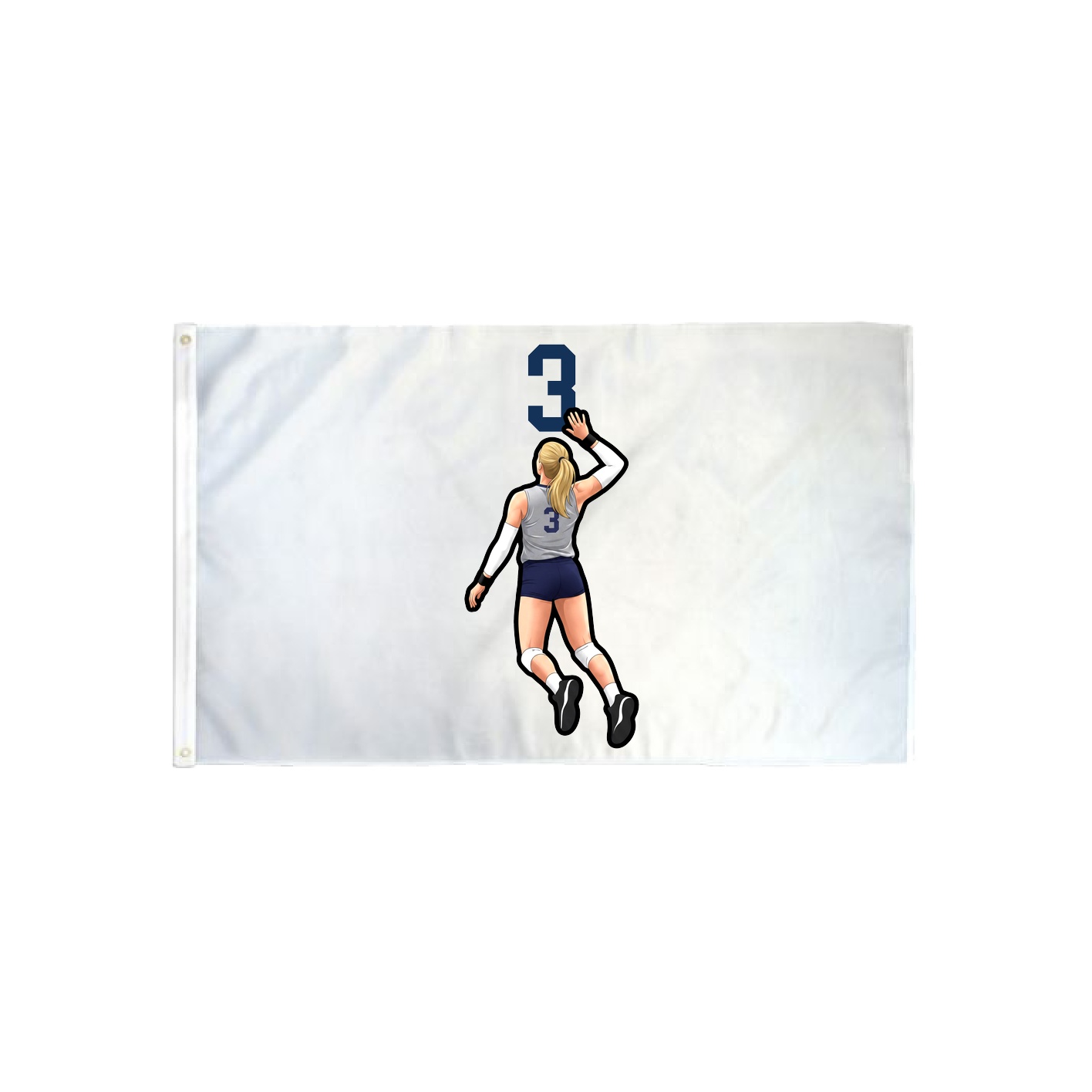 3x5 Flag — Number Top in Classic
