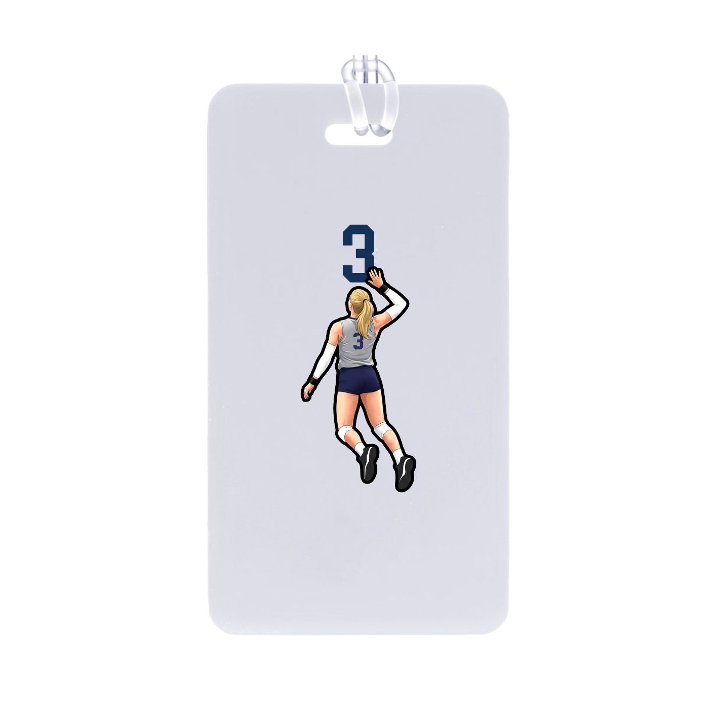 Bag Tag — Number Top in Classic