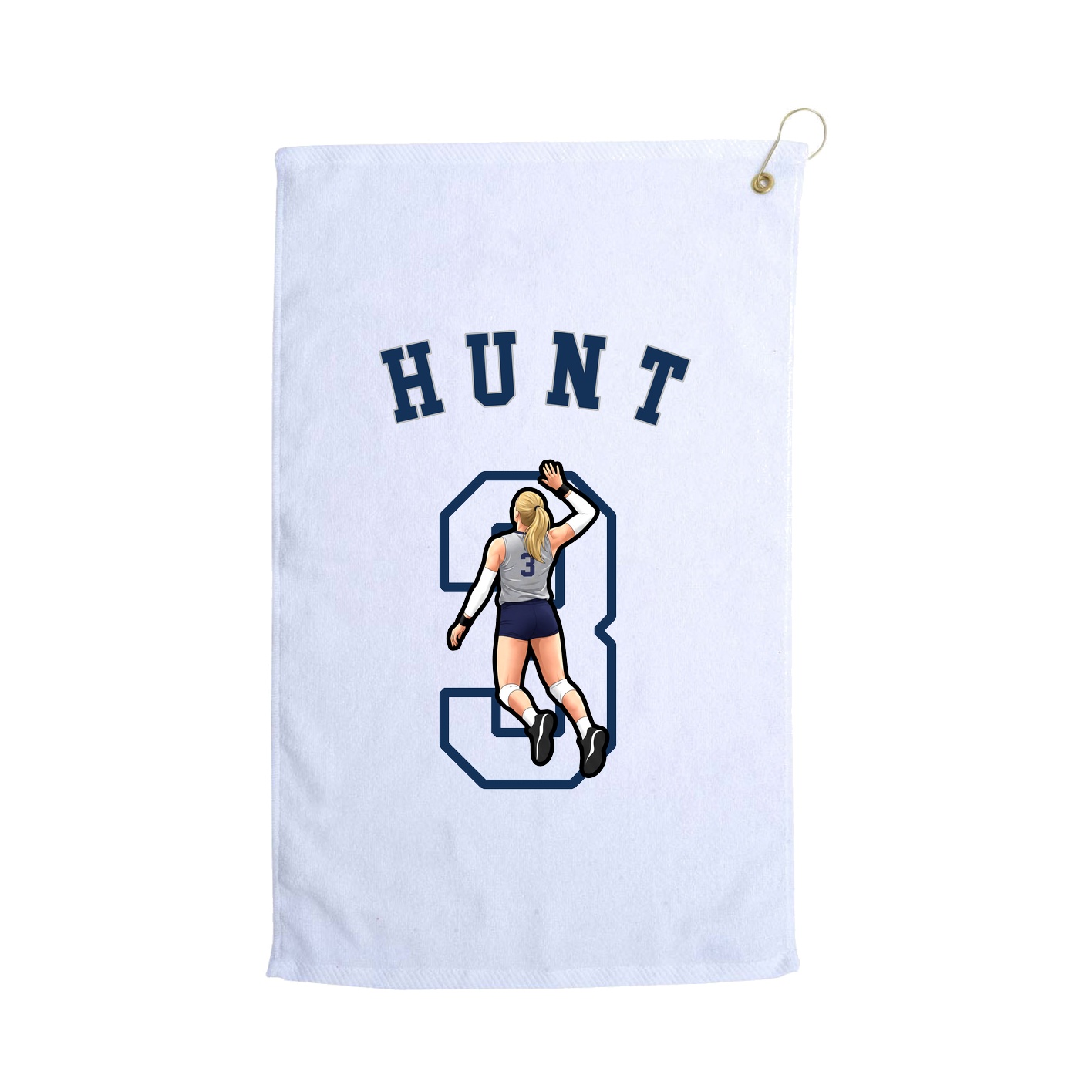 Golf Towel — Shirsey Arch in White