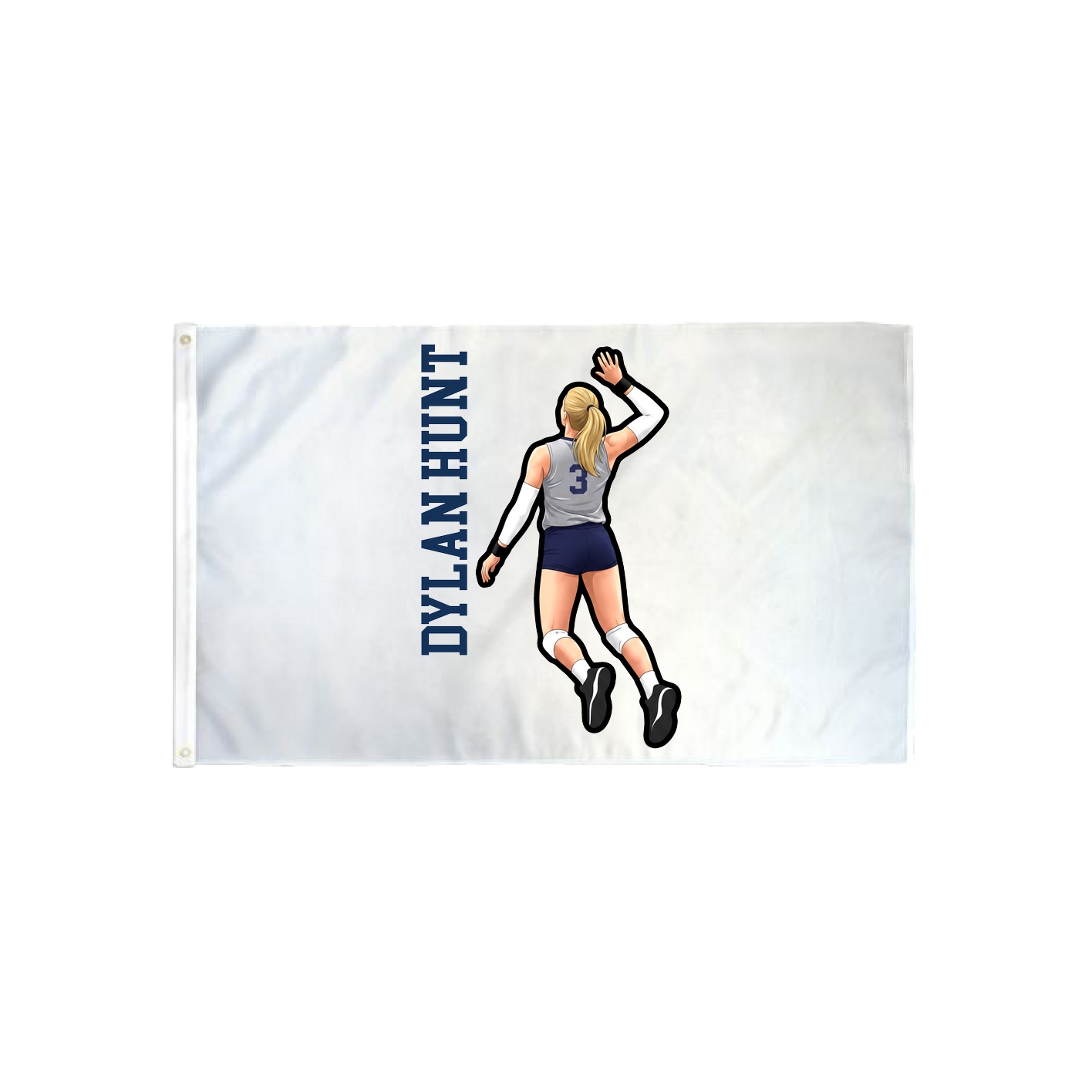 3x5 Flag — Name Vertical in Classic