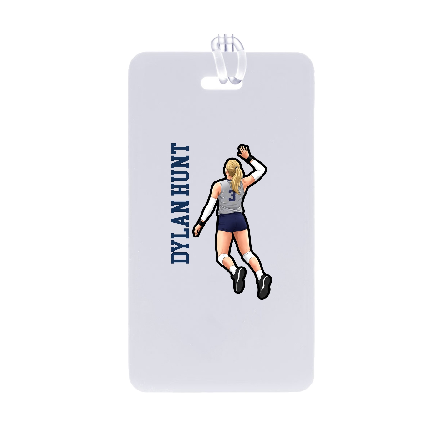 Bag Tag — Name Vertical in Classic