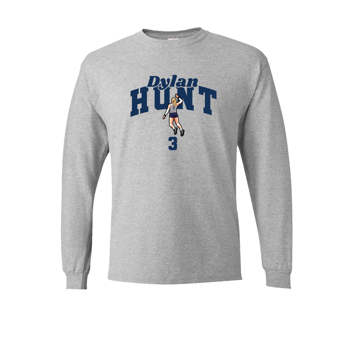 Long Sleeve Tee — Signature Arch in Grey