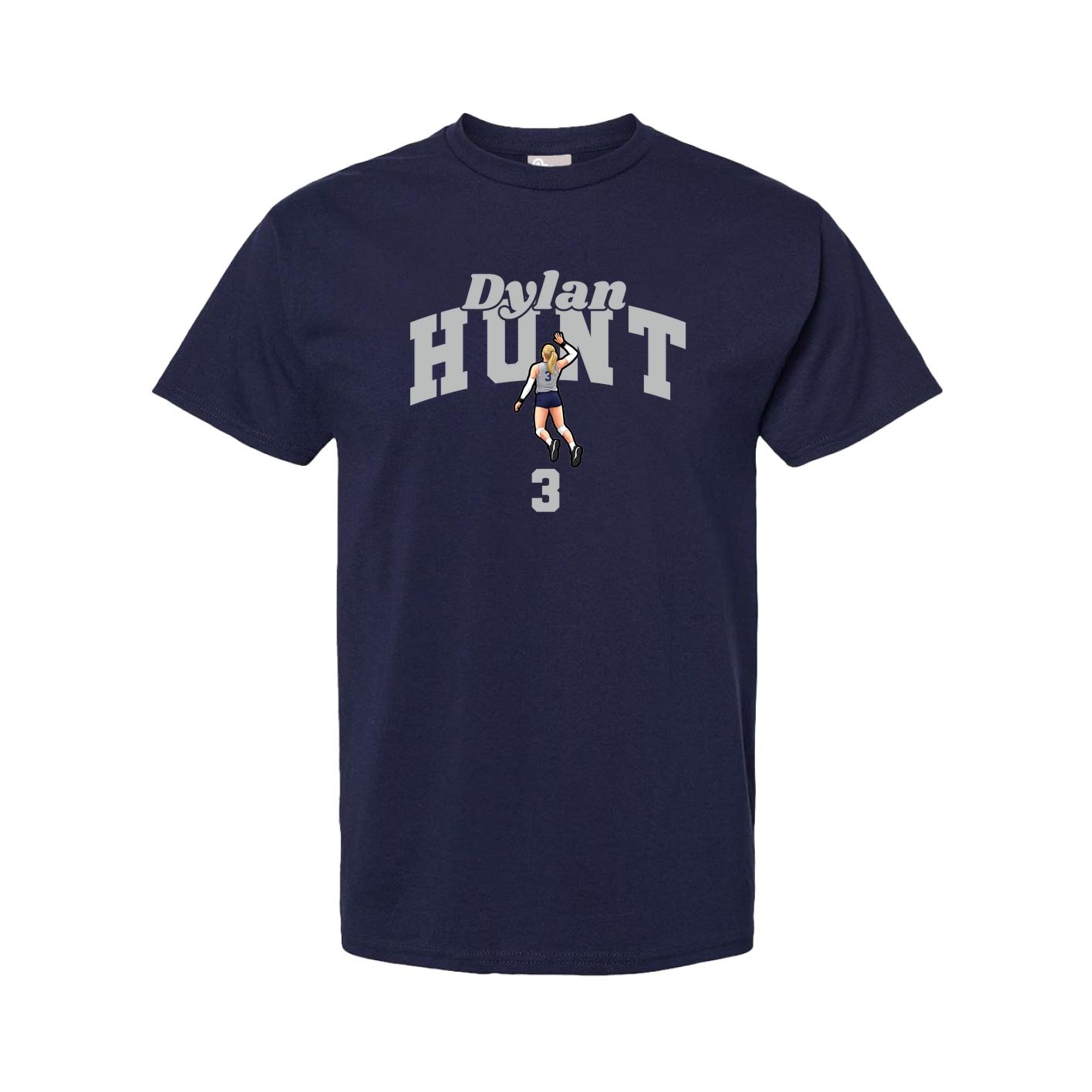 Youth Tee — Signature Arch in Navy