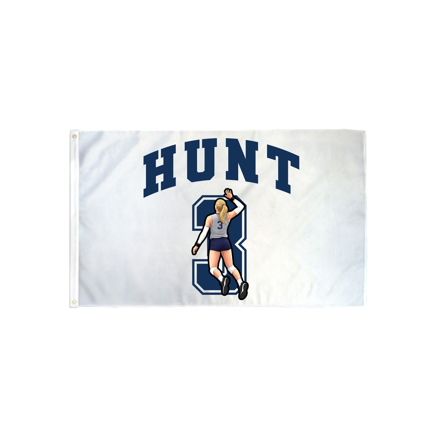 3x5 Flag — Number in Classic