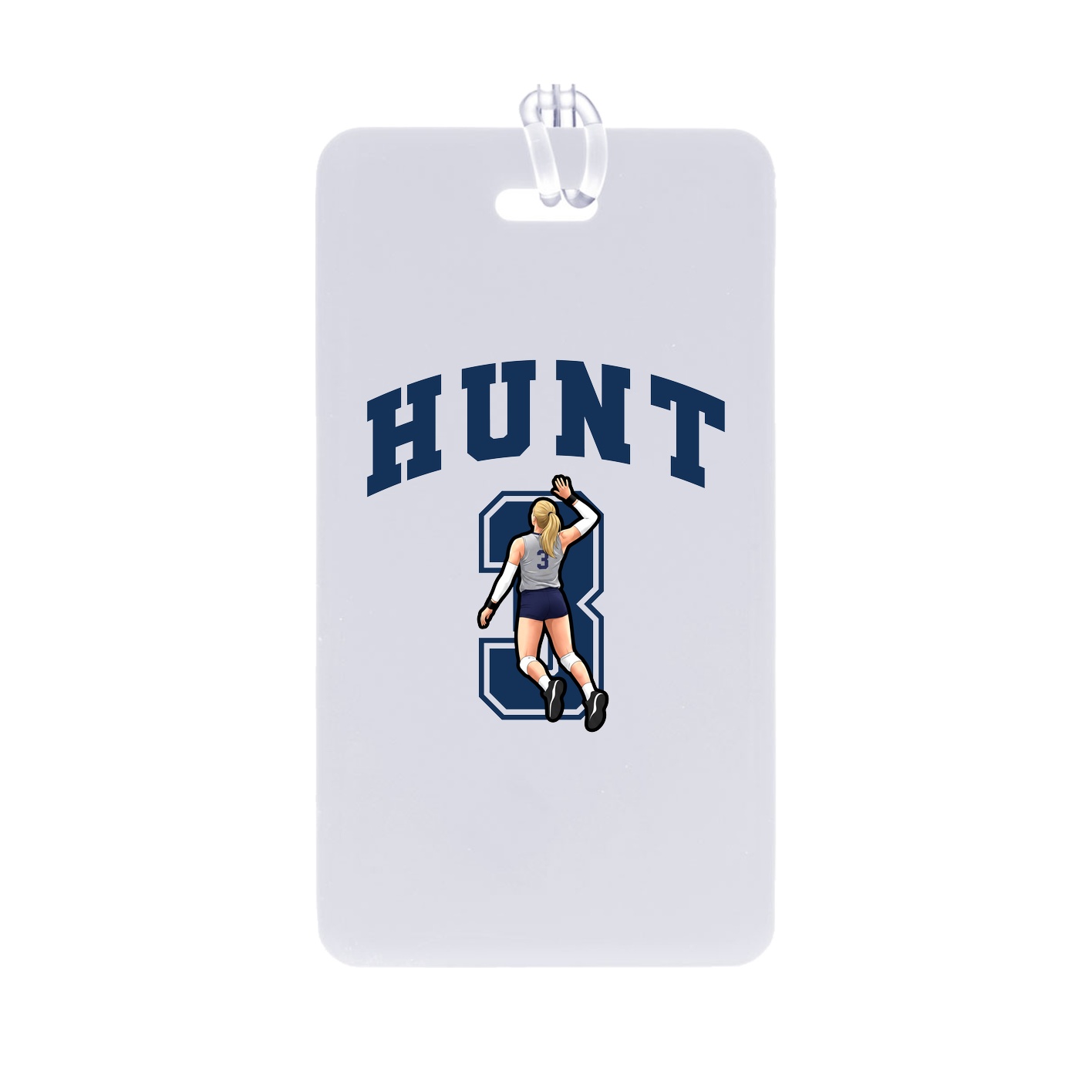 Bag Tag — Number in Classic