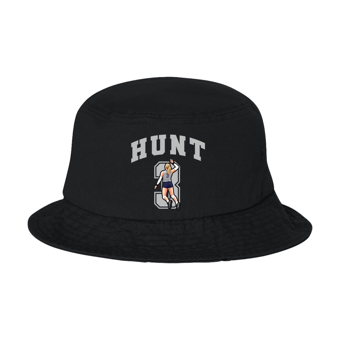 Bucket Cap — Number in Black