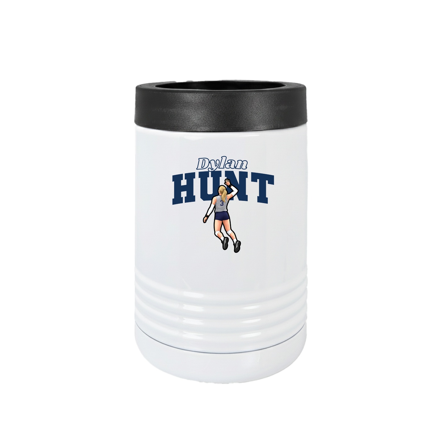 Beverage Holder — Name Arch in White