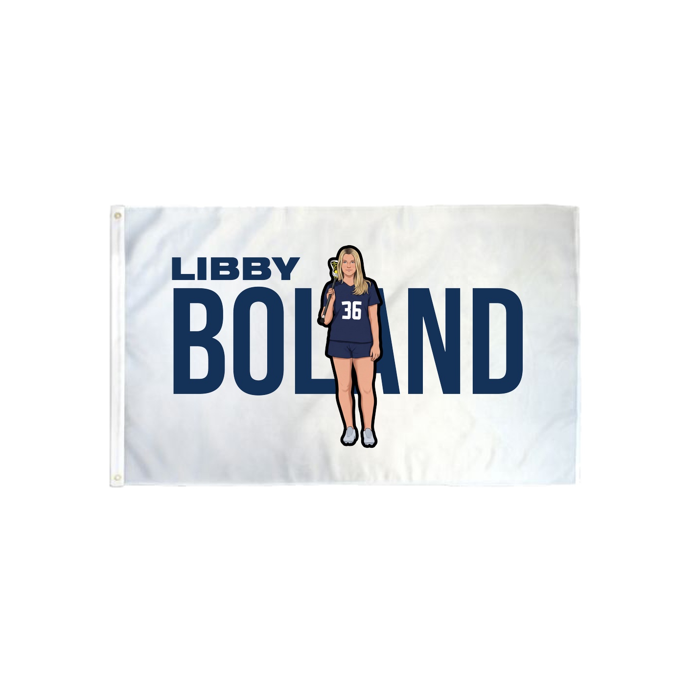 3x5 Flag — Player Name in Classic