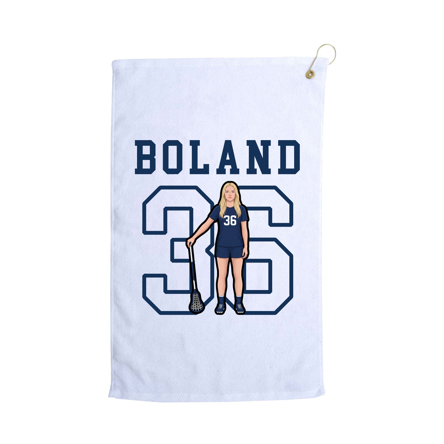 Golf Towel — Shirsey in White