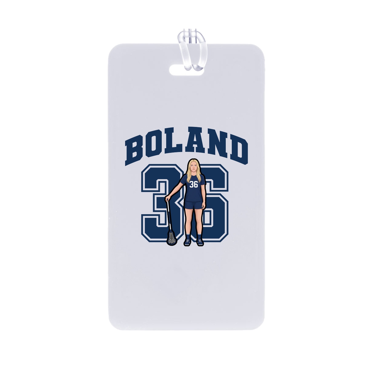 Bag Tag — Number in Classic