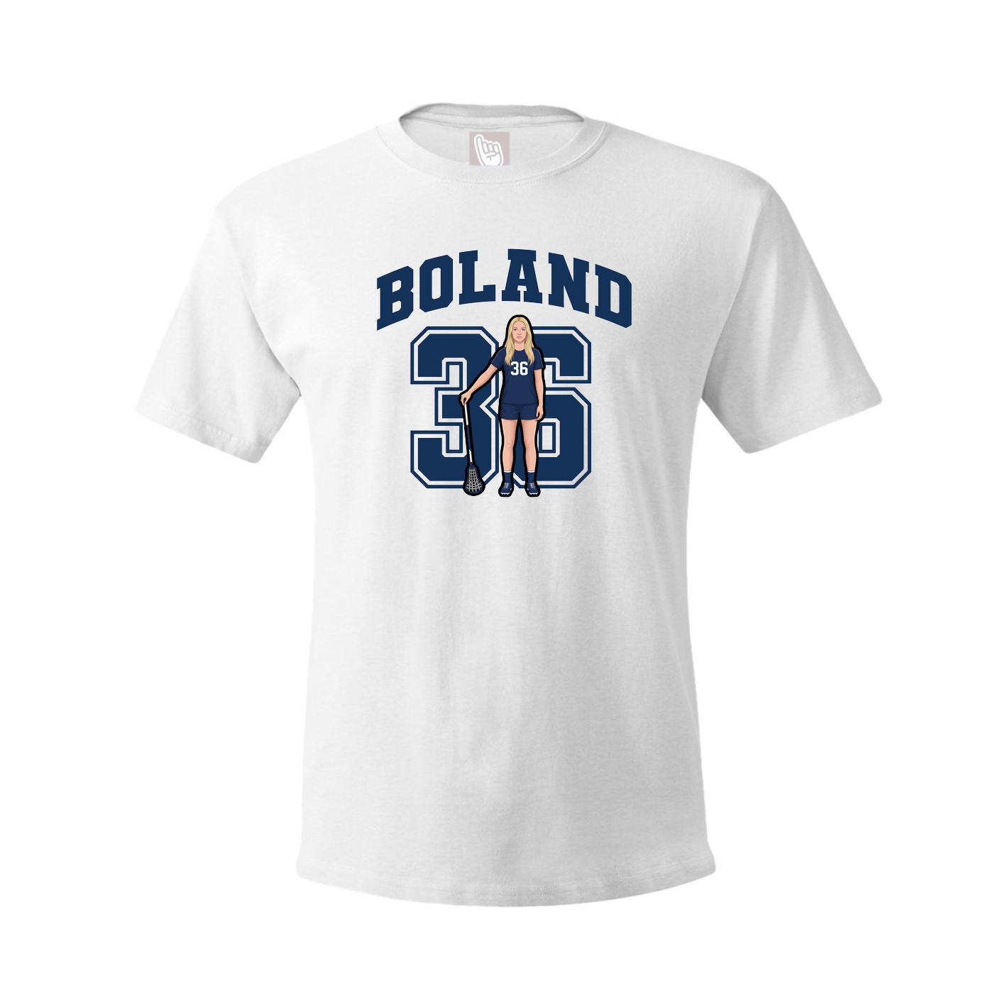 Tee — Number in White