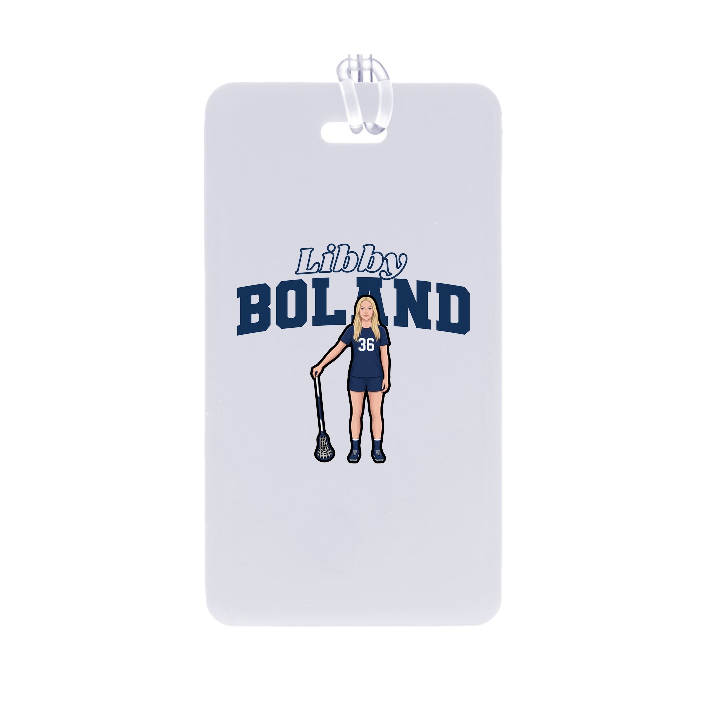 Bag Tag — Name Arch in Classic