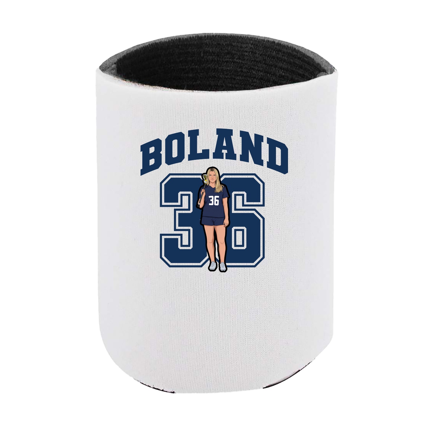 Can Holder — Number in White