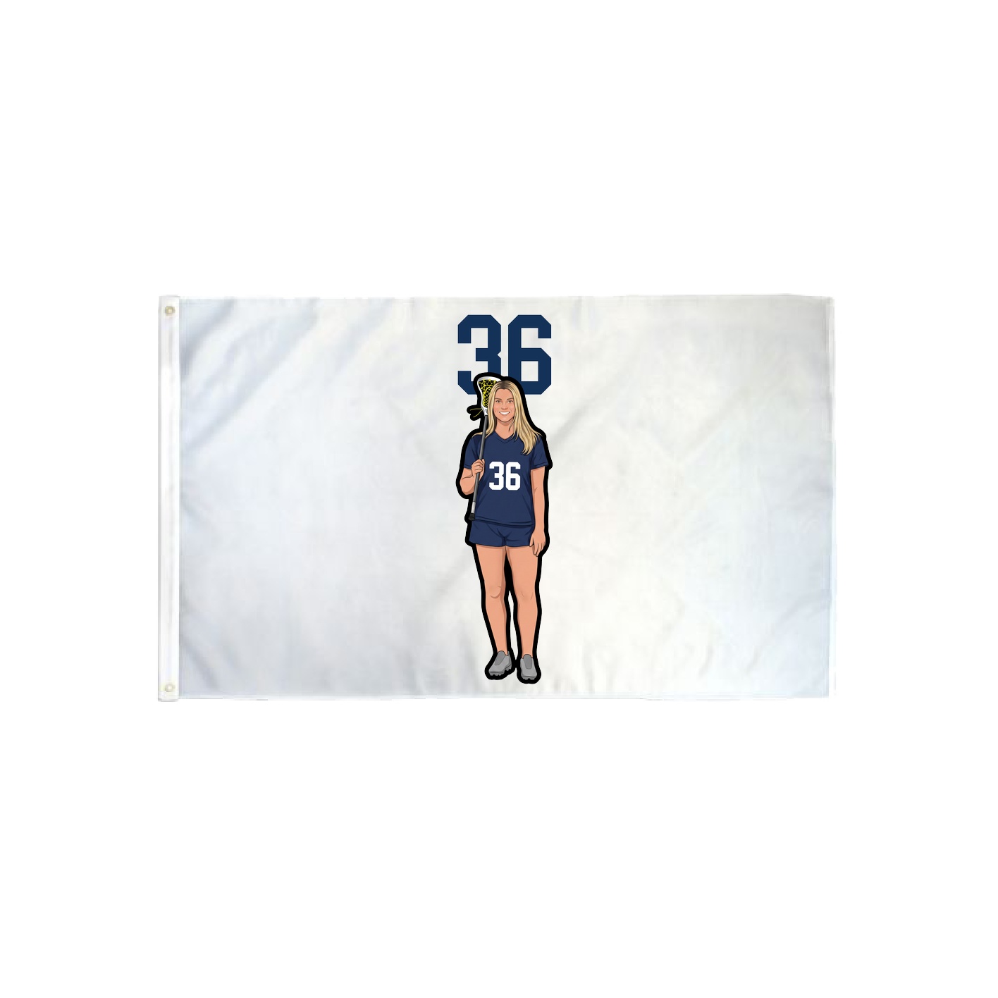 3x5 Flag — Number Top in Classic