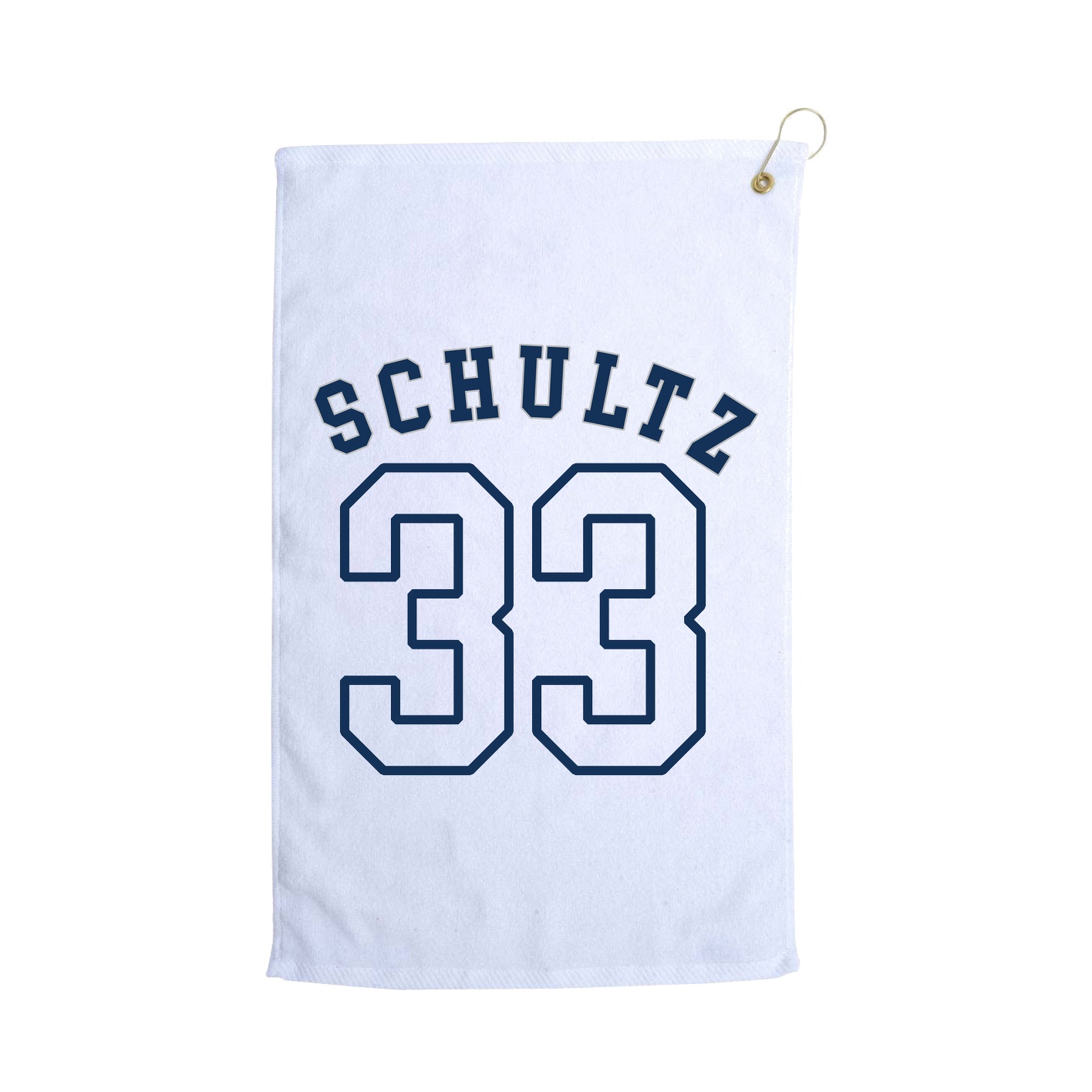Golf Towel — Shirsey Arch in White