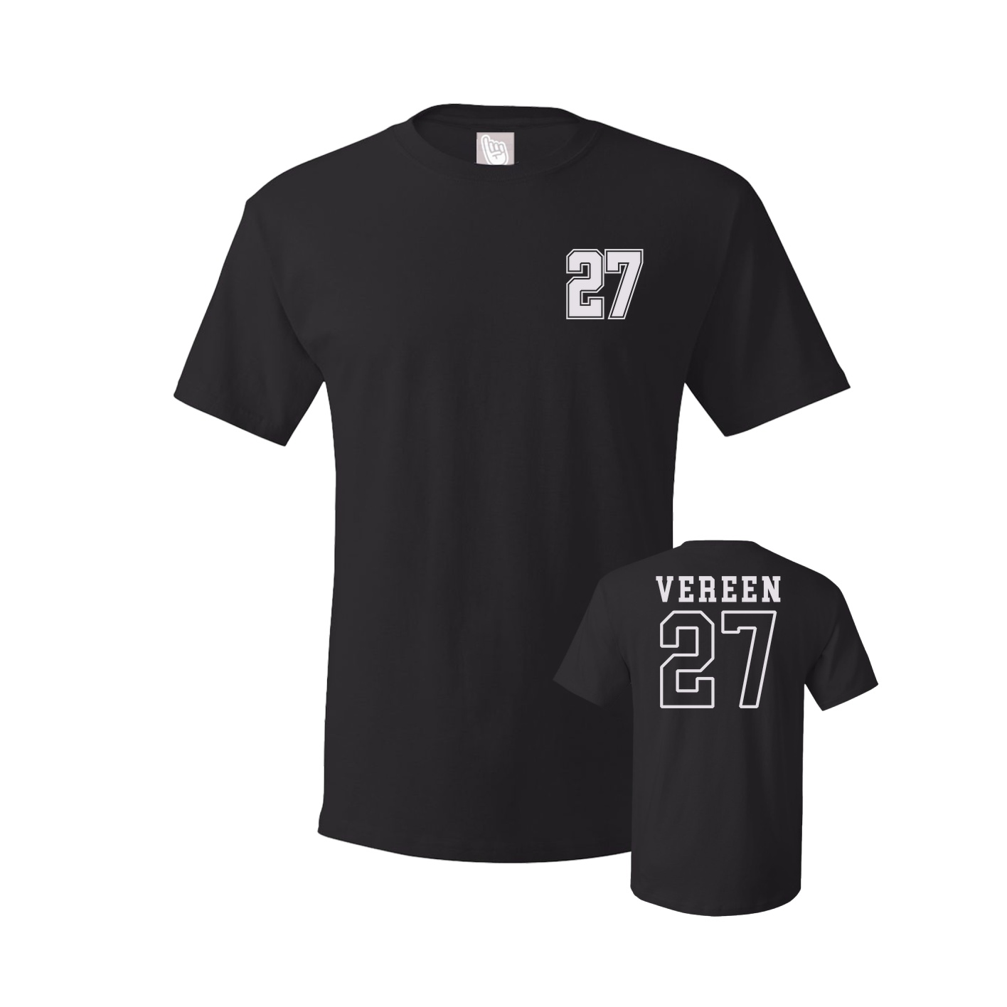 Youth Tee — Chest Back in Black