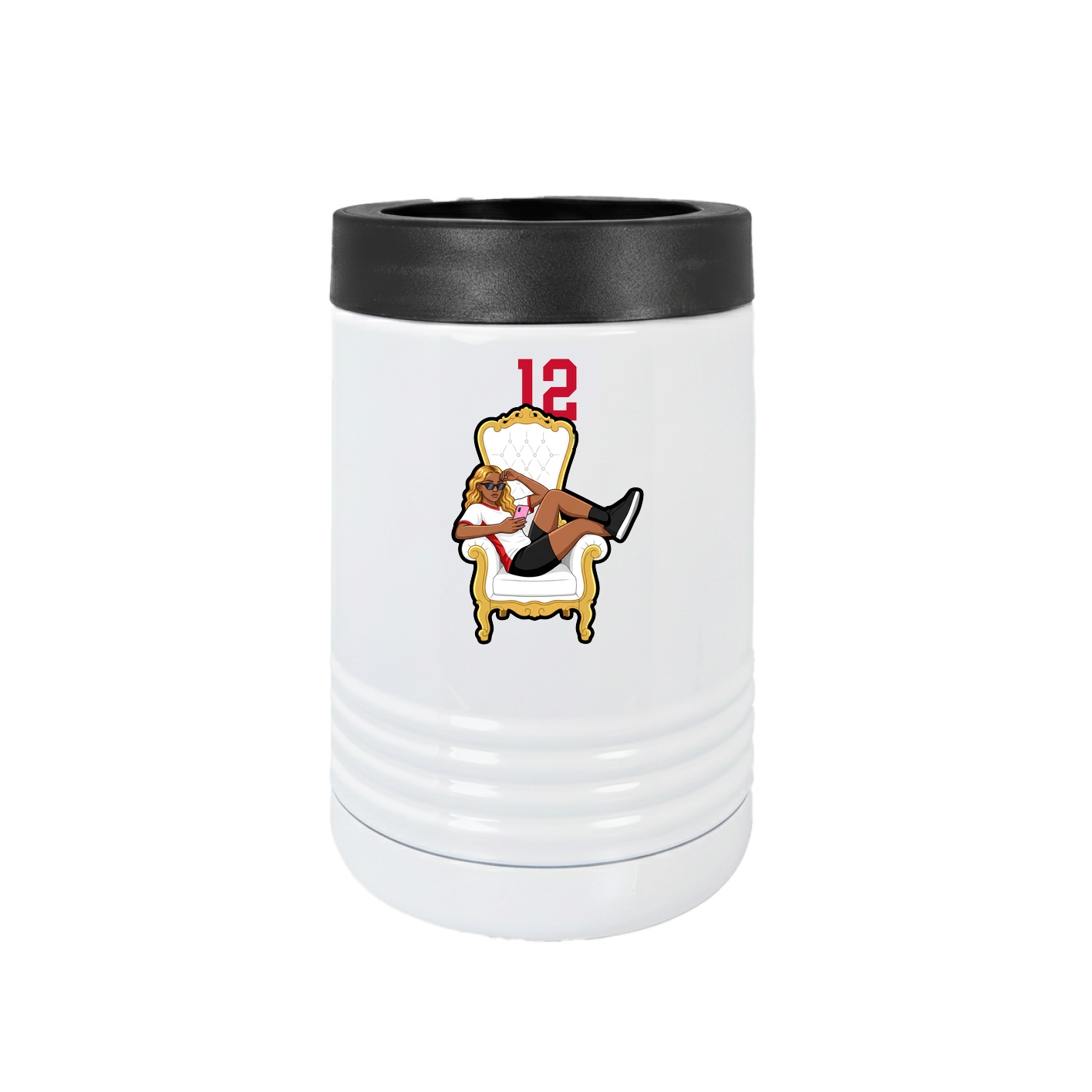 Beverage Holder — Number Top in White