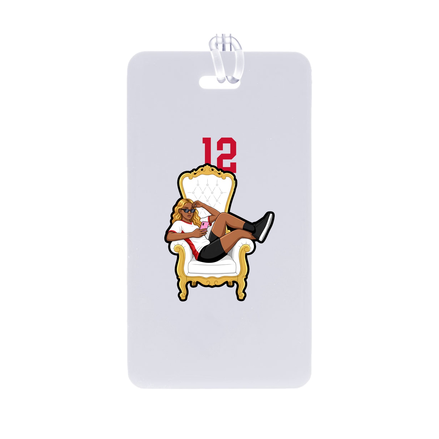 Bag Tag — Number Top in Classic