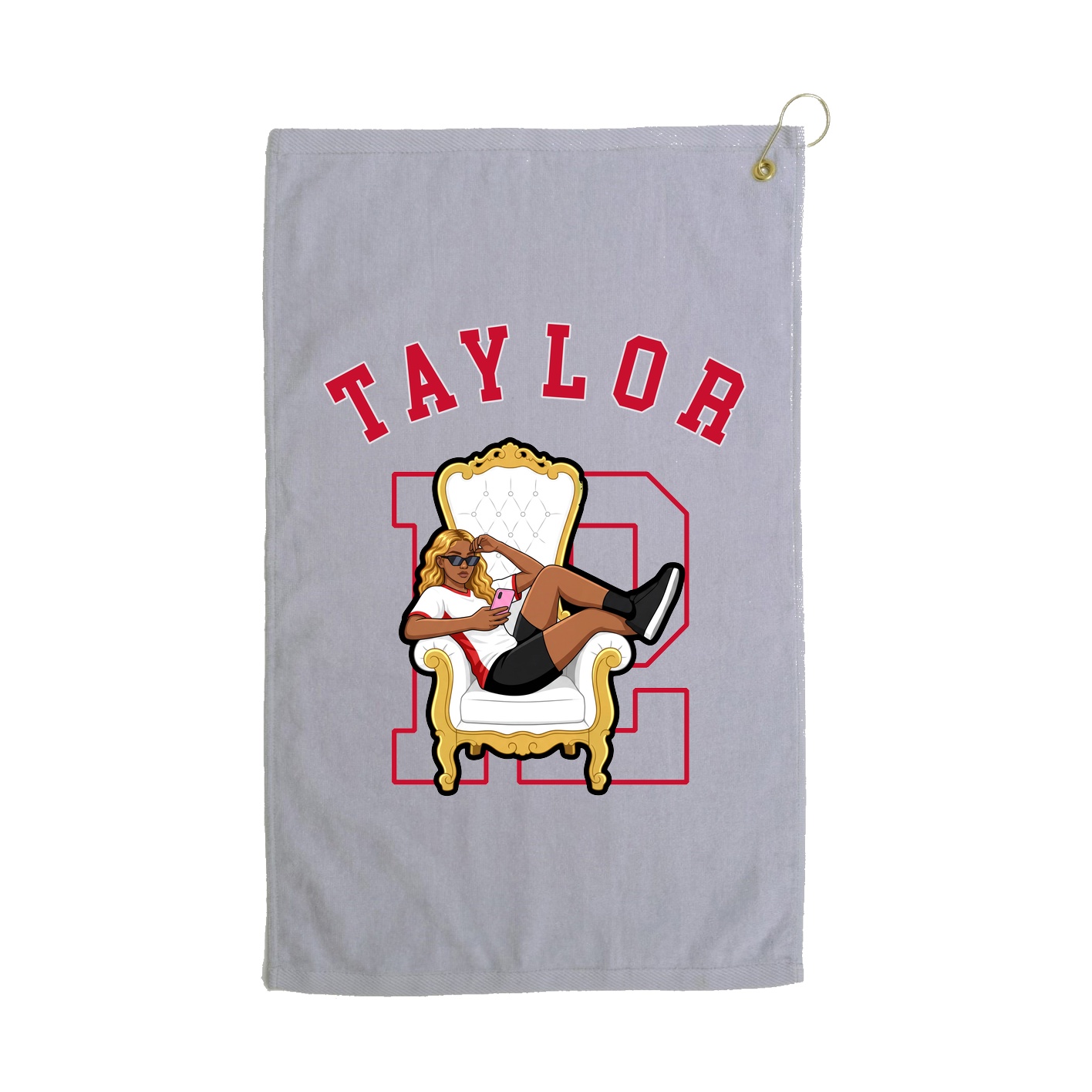 Golf Towel — Shirsey Arch in Grey