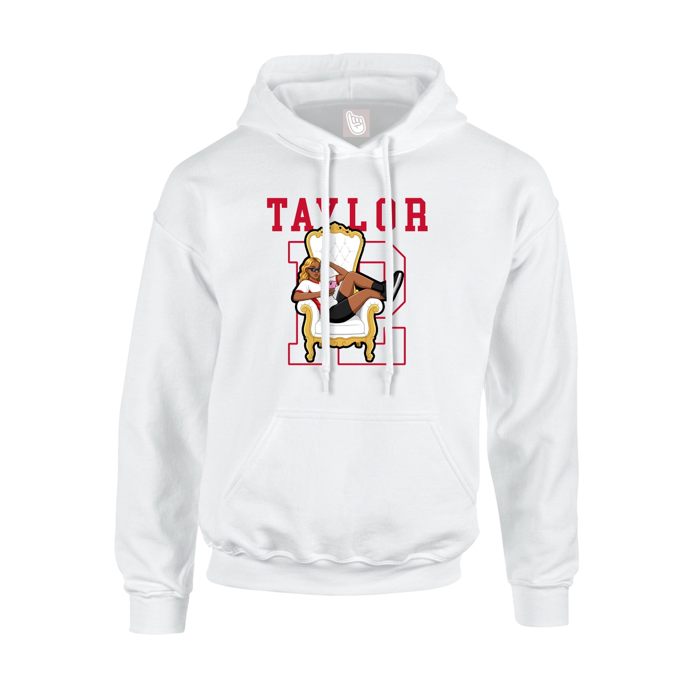 Youth Hoodie — Shirsey in White