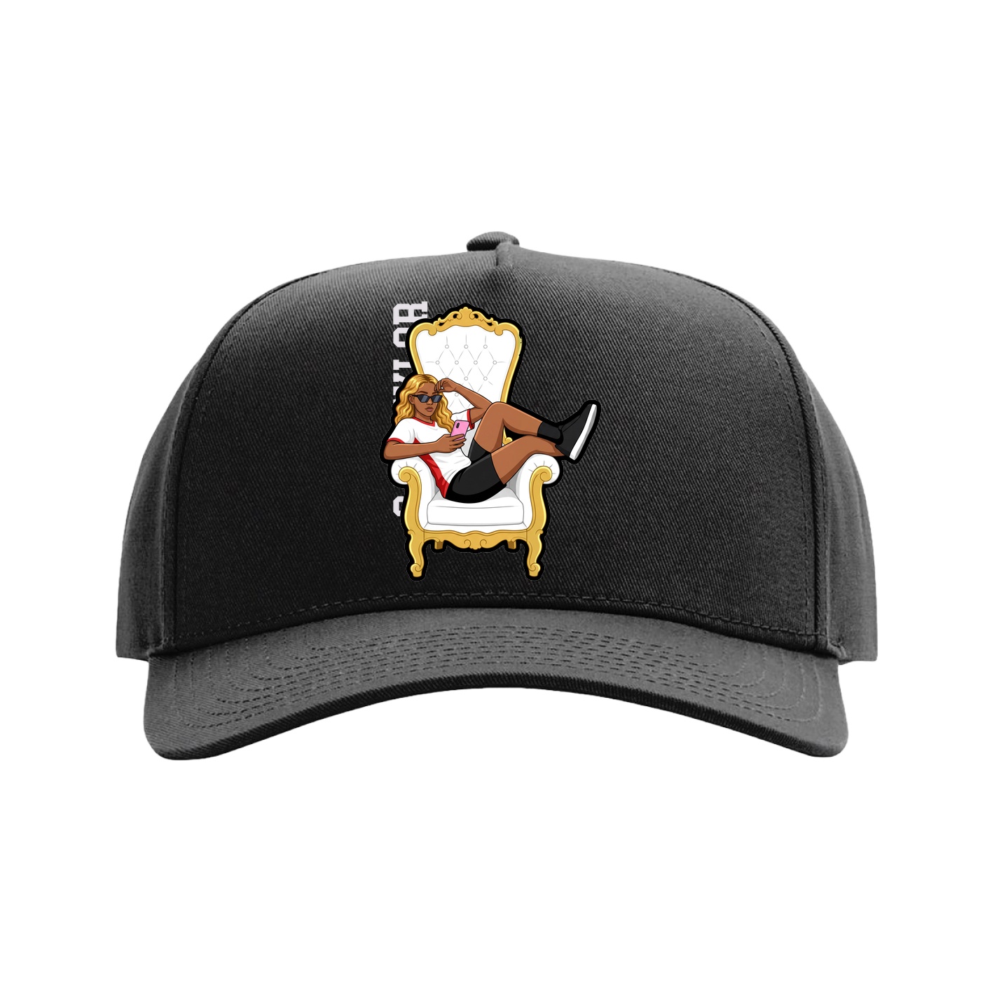 Full Fabric Five-Panel Champ Cap